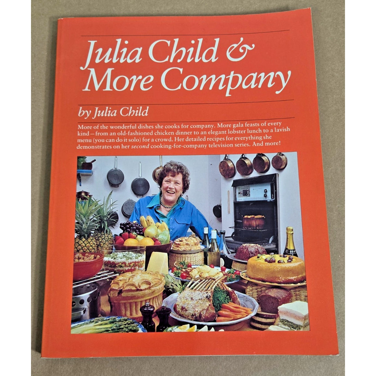 Vintage 1979 Julia Child & More Company - Stated First Edition Softcover