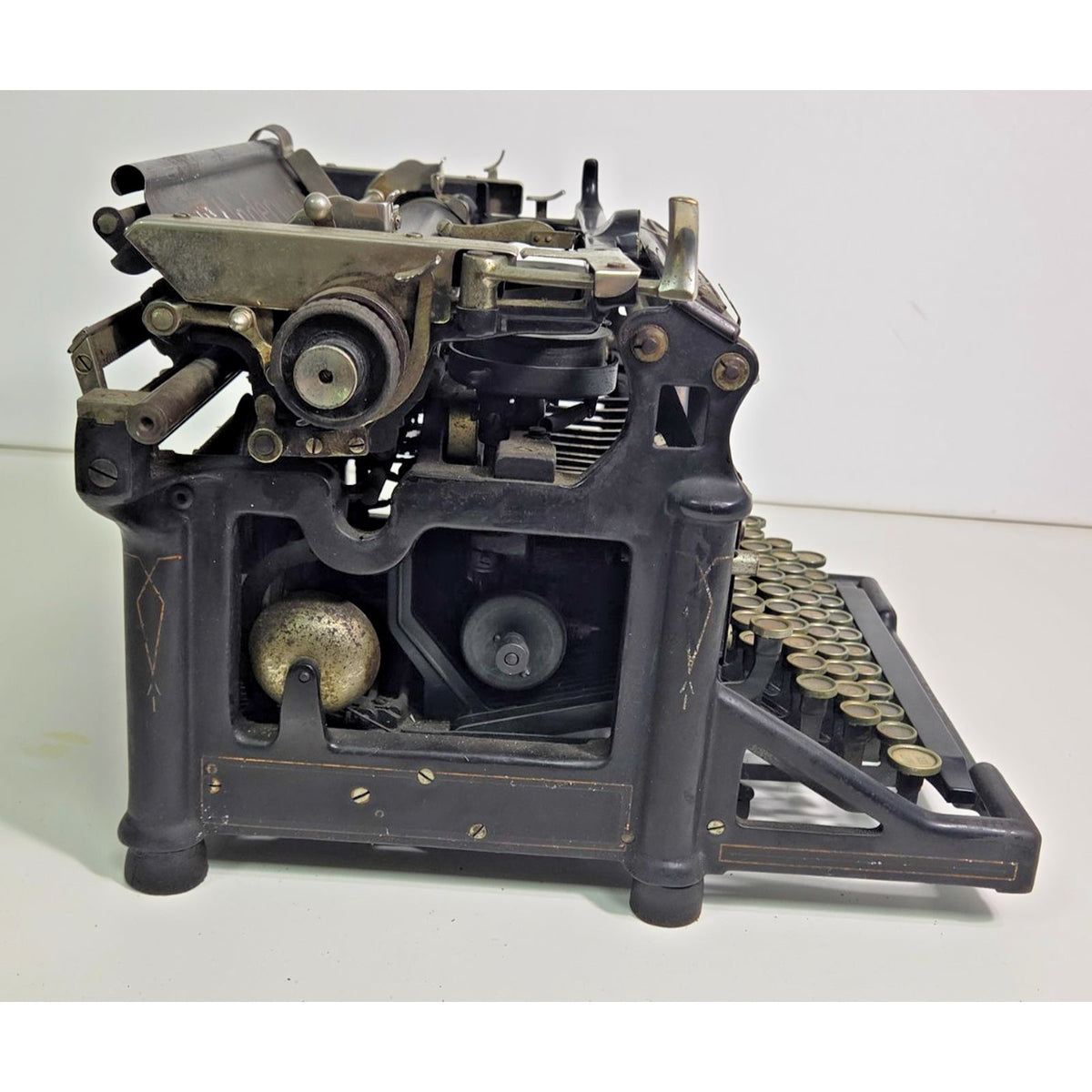 1918 Antique Underwood No. 5 Typewriter - WWI Era - Smooth Action - SN 1102288