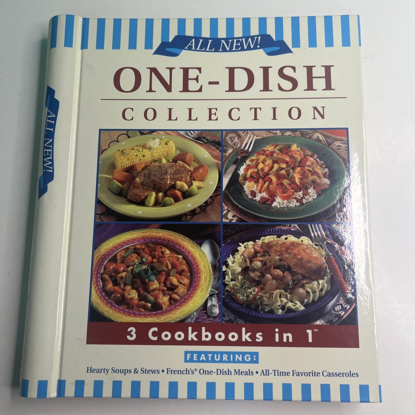All New ONE-DISH COLLECTION 3 Cookbooks in 1 2001 Hardcover Recipes PIL
