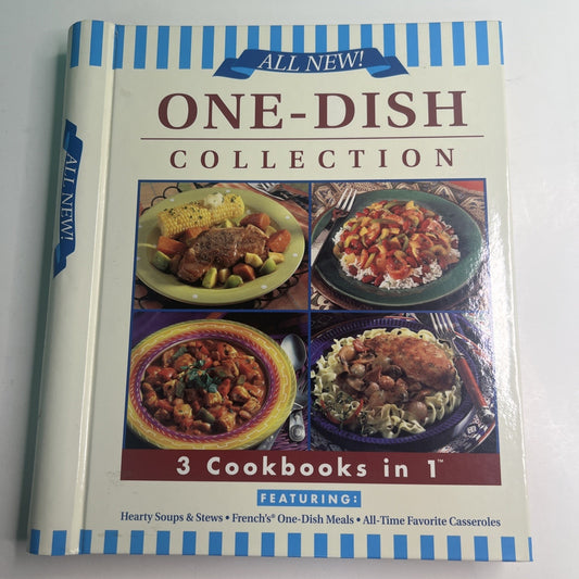 All New ONE-DISH COLLECTION 3 Cookbooks in 1 2001 Hardcover Recipes PIL