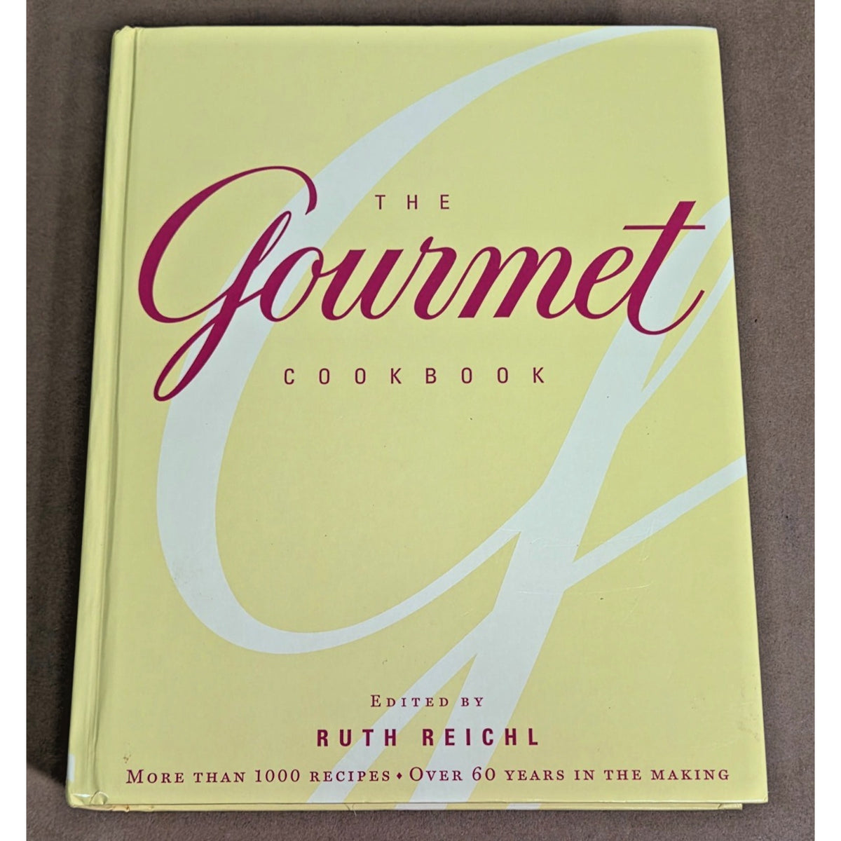 The Gourmet Cookbook Ruth Reichl 2004 Ed. 1,000+ Recipes "Yellow Ruth" Like New
