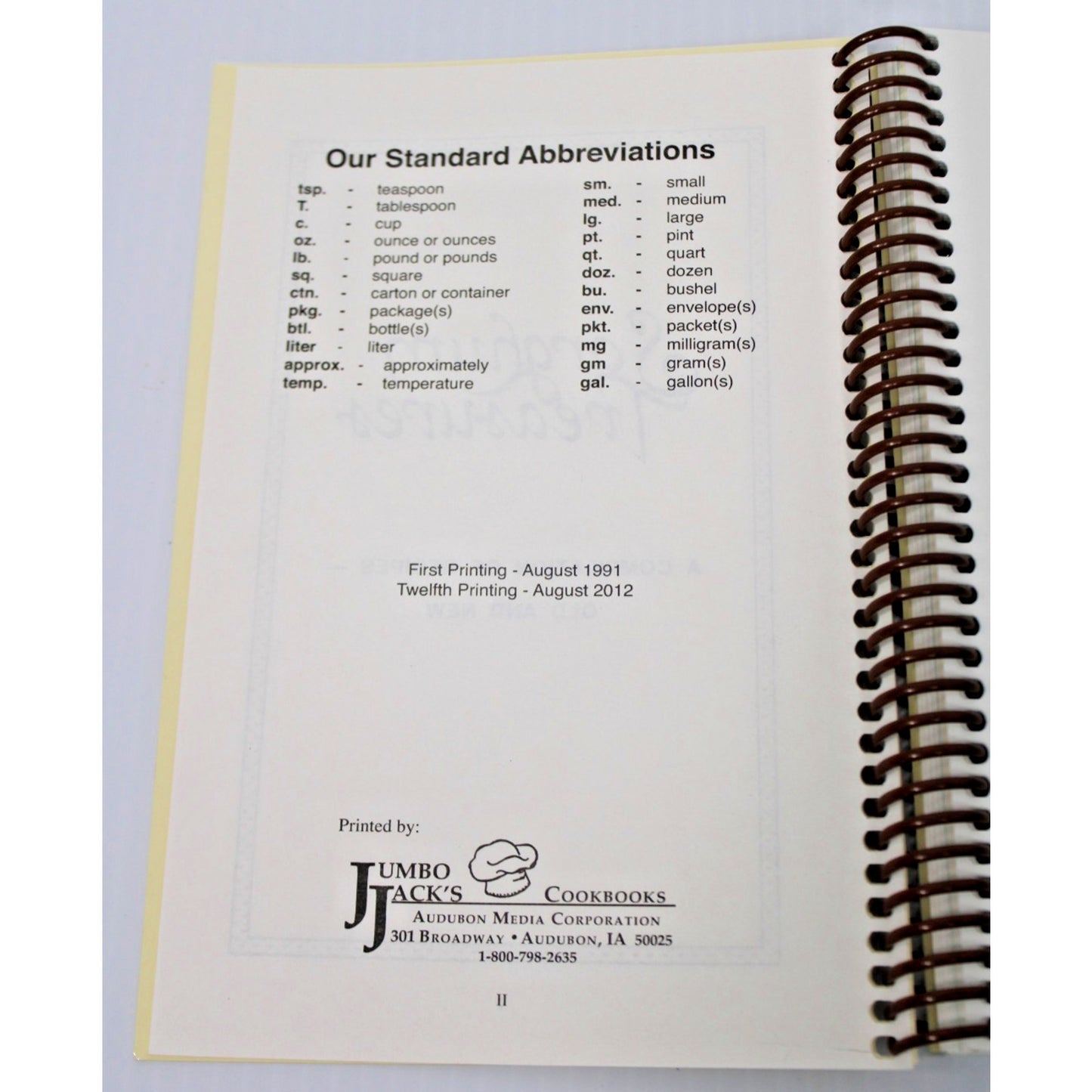 Sorghum Treasures Cookbook- Recipes Old & New- 2012, 12th printing