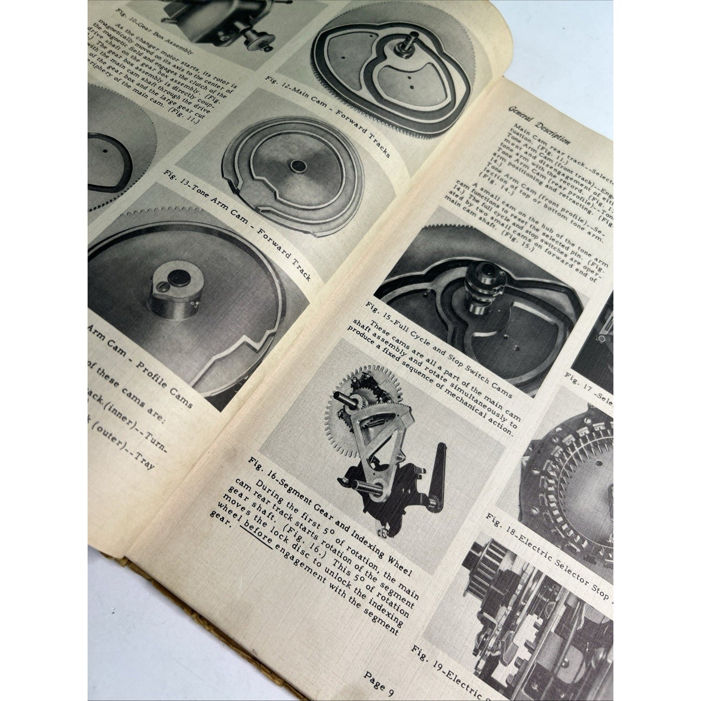 WURLITZER MODEL 1250 Phonograph Service Instructions & Parts Catalog Juke Box