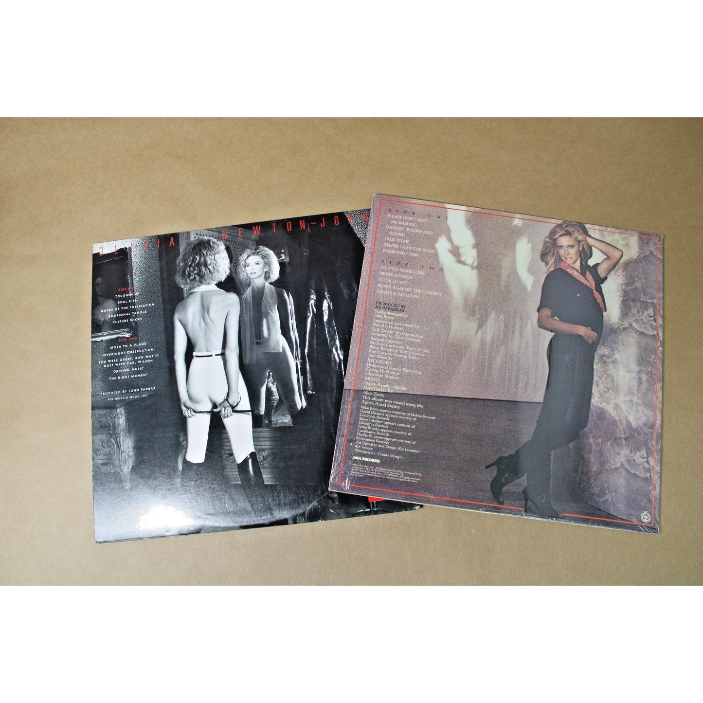 Lot of 2 Albums, Olivia Newton-John Totally Hot & Soul Kiss