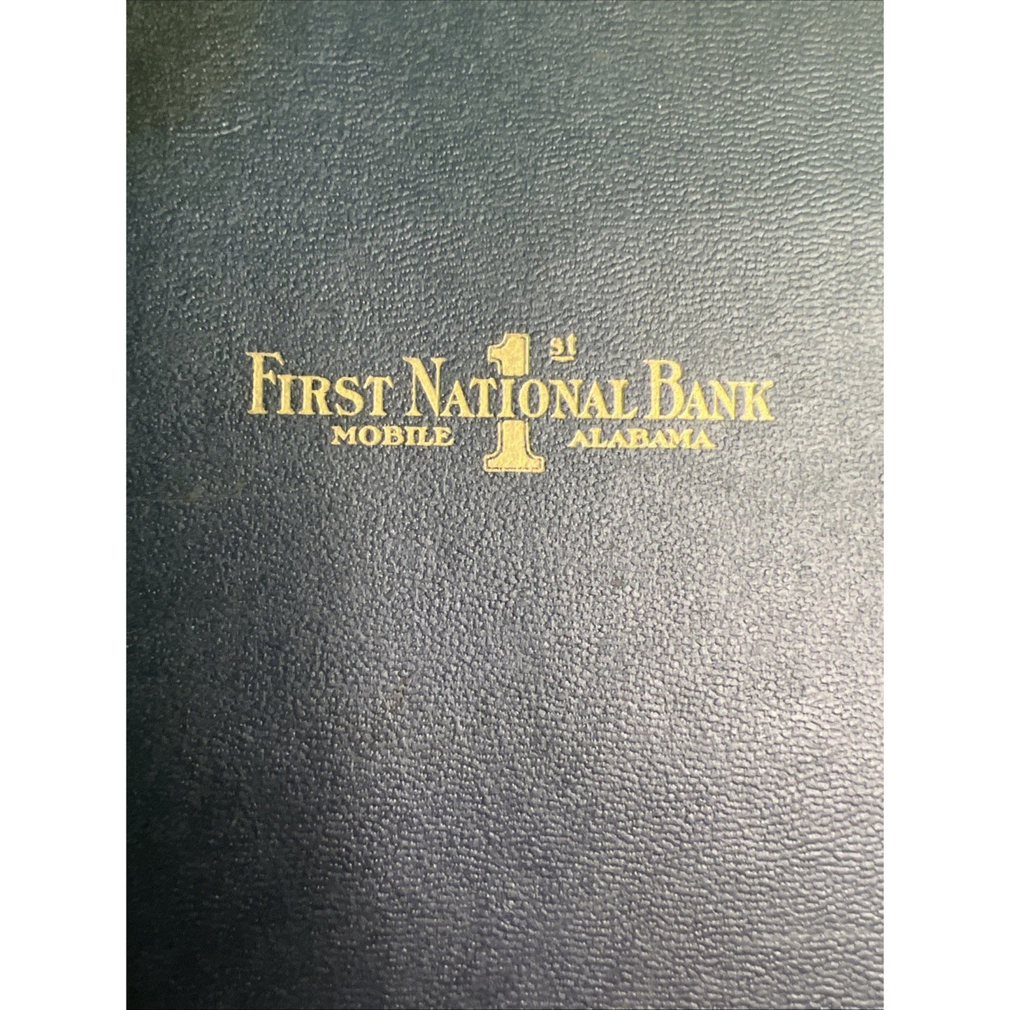 Mobile Alabama 1960s First National Bank Checks & Ledger Book Receipts
