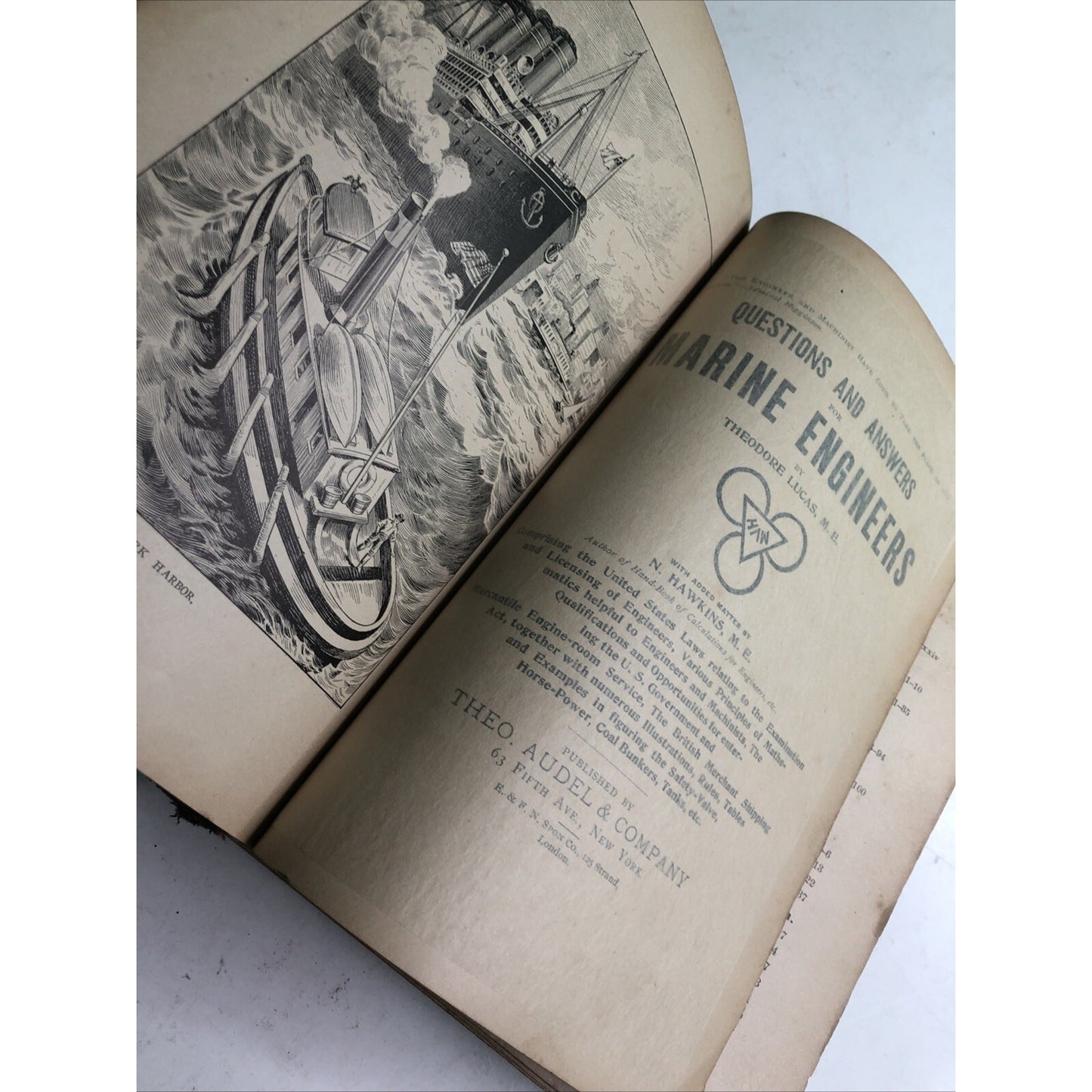 1903 Questions Answers Marine Engineers Breakdowns At Sea Lucas Hawkins HC