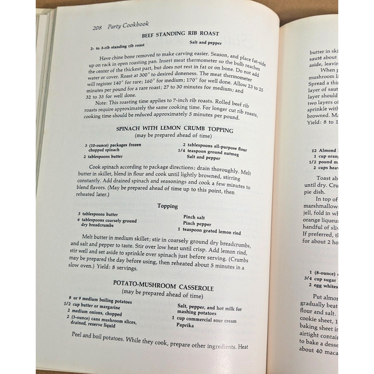 Vintage 1976 Southern Living Party Cookbook - Celia Marks Retro Entertaining