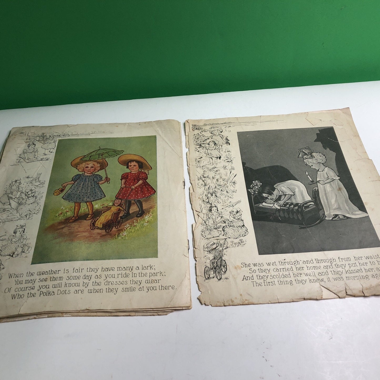 The Polka Dot Babies and Their Little Rag Doll by Edna Longest J.I. Austen 1908