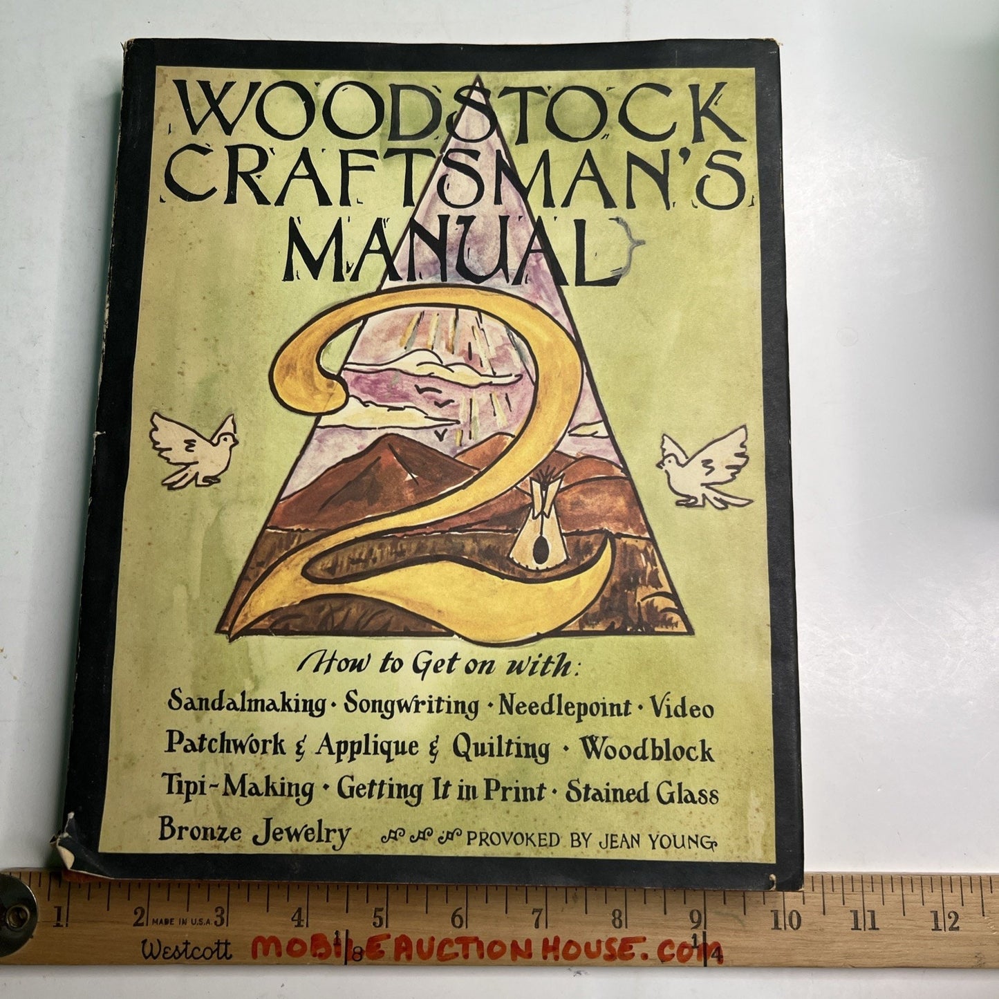 Woodstock Craftsman's Manual 2 by Jean Young 1973 HC DJ Illustrated Crafts