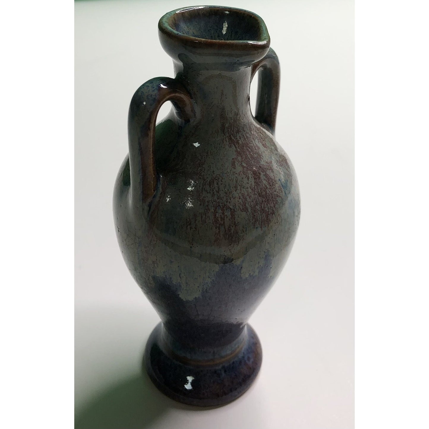1920’s COINTREAU FRERES Figural Mini BOTTLE Ewer France Double Handled Glazed