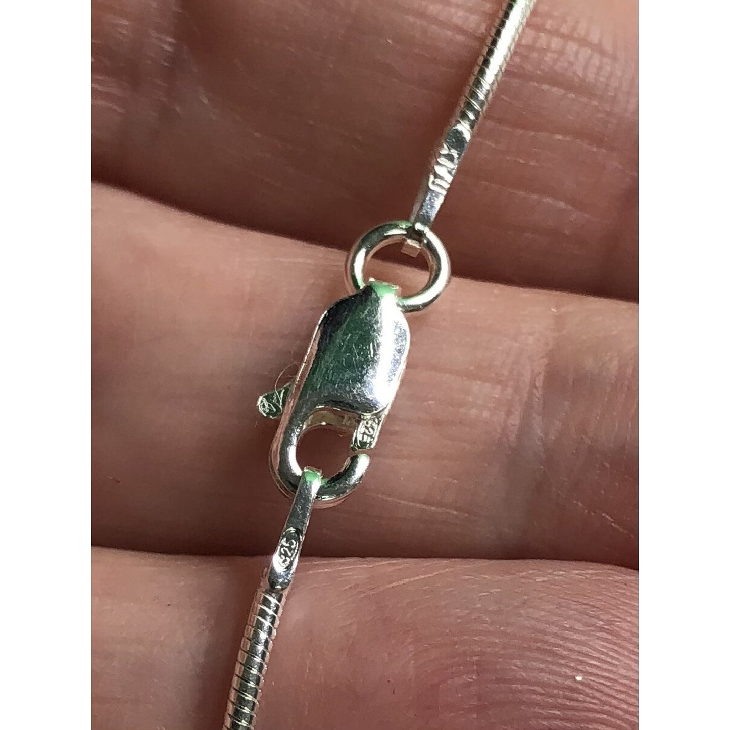 Sterling Silver 24” Snake Chain Large Dolphin Pendant & Hook Earrings Set