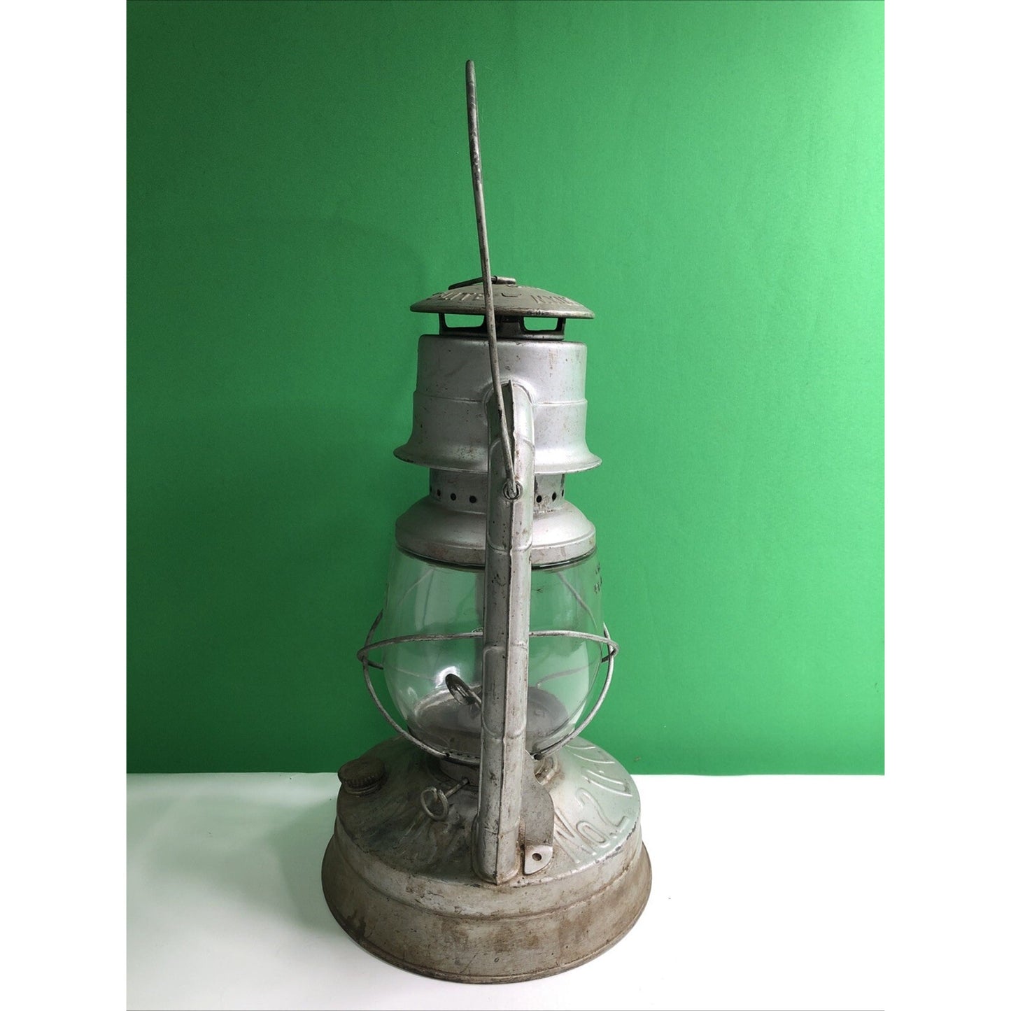 Antique Dietz D-Lite No. 2 Railroad Lantern Train Lamp Kerosene Oil Made In USA