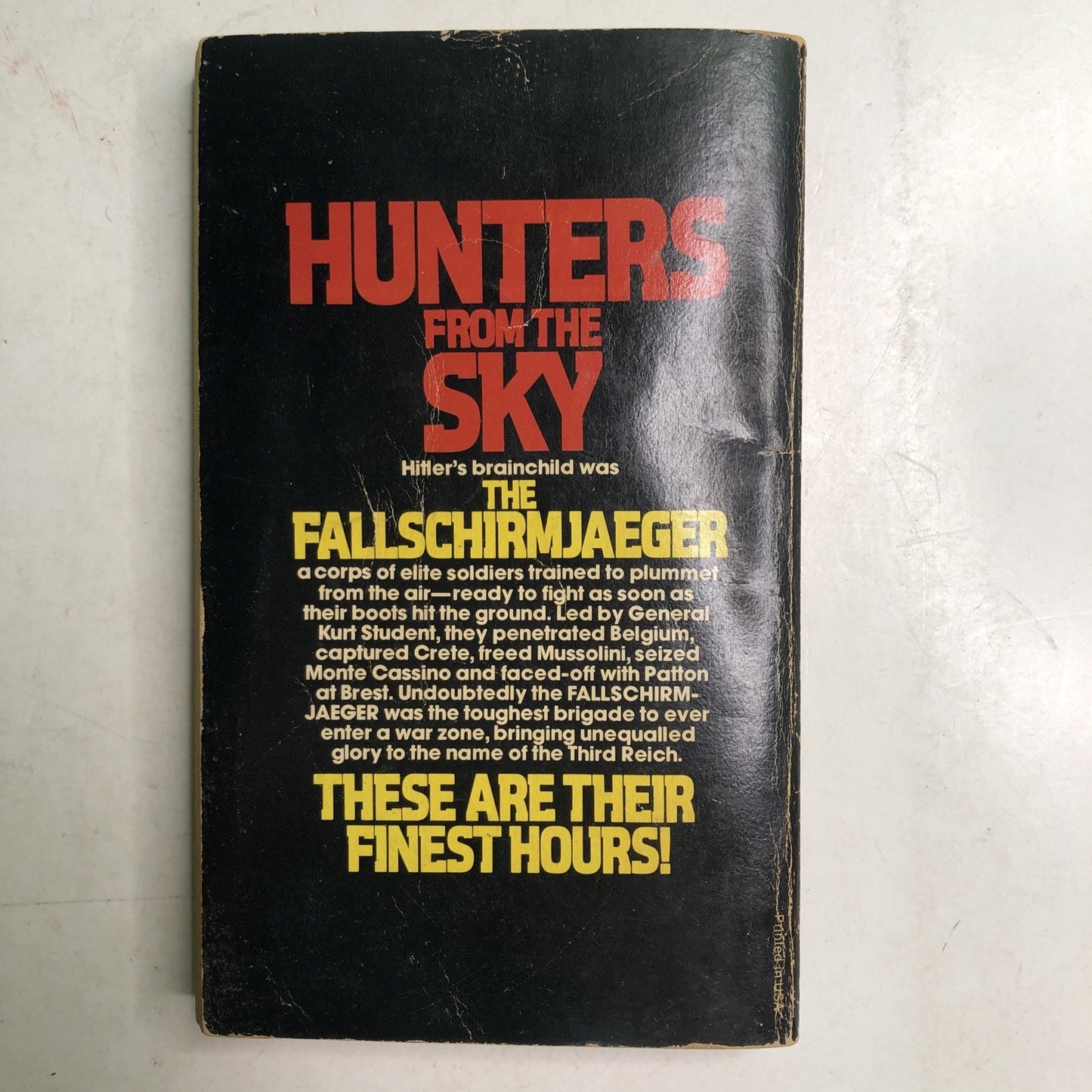 Hunters From The Sky (1975) By Charles Whiting WW2 History German Paratroopers