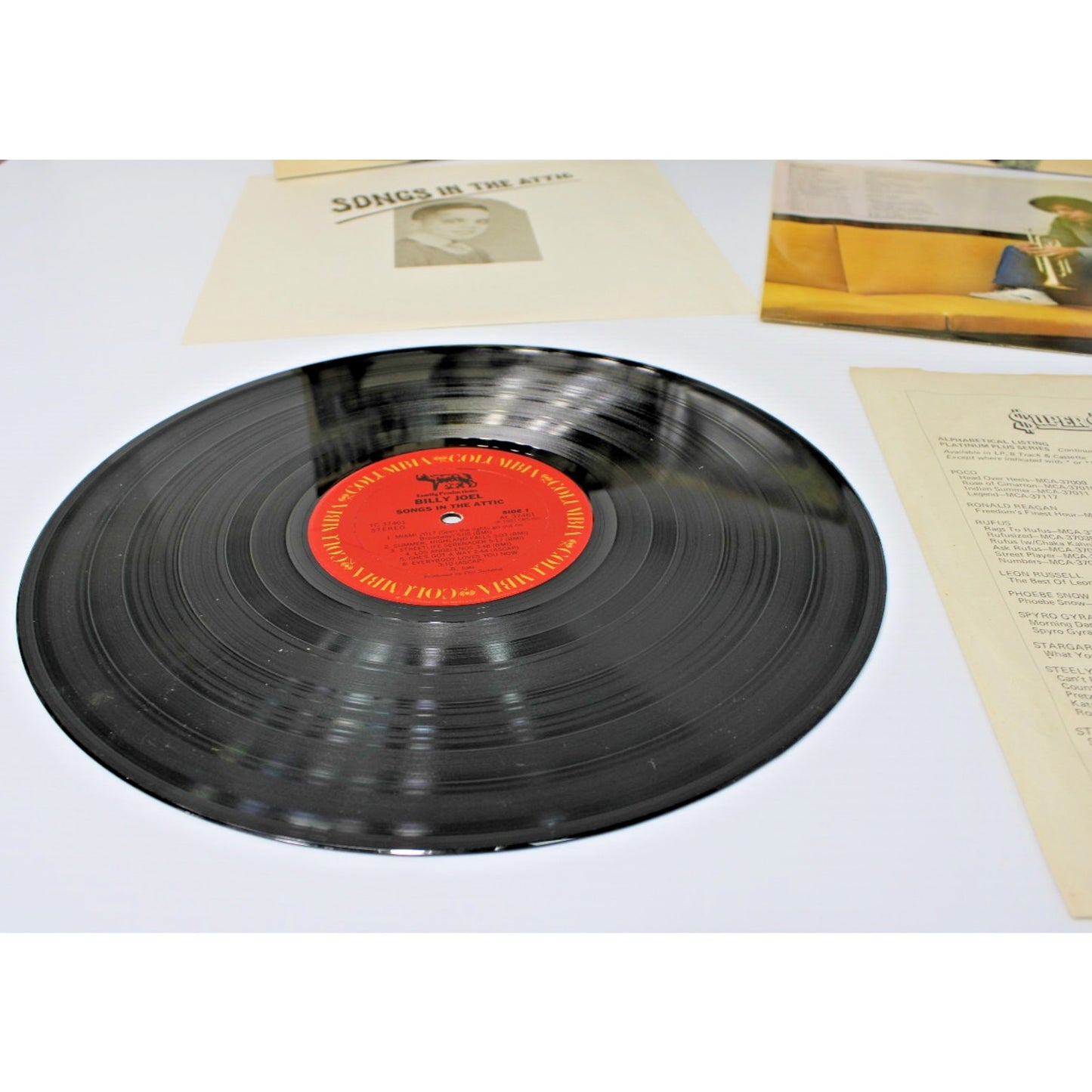 Billy Joel- Songs In The Attic, Live 1981 Gatefold LP- EXCELLENT w/ All Inserts