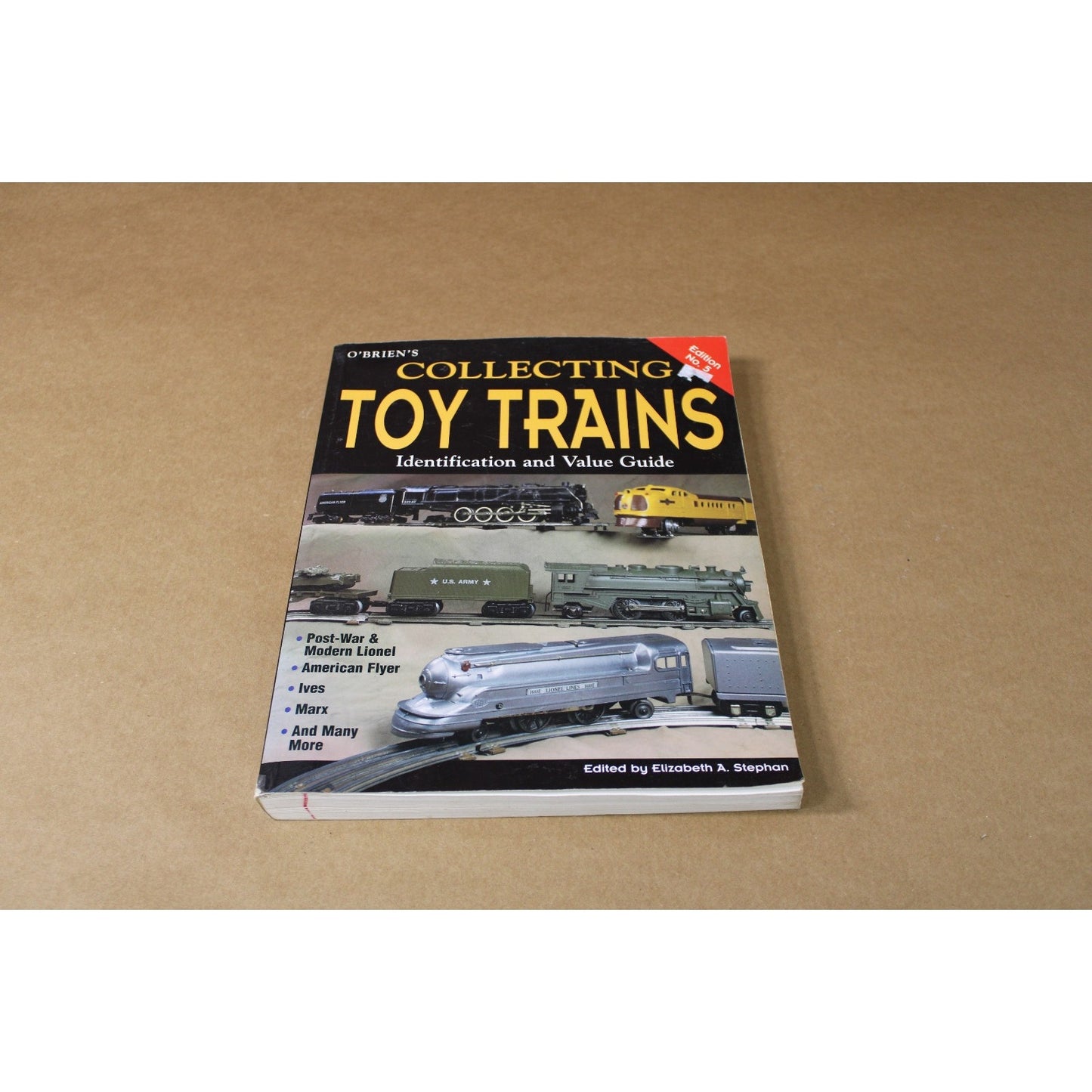 Vintage O'Brien's Collecting Toy Trains, Edition No. 5, 1999, Elizabeth Stephan