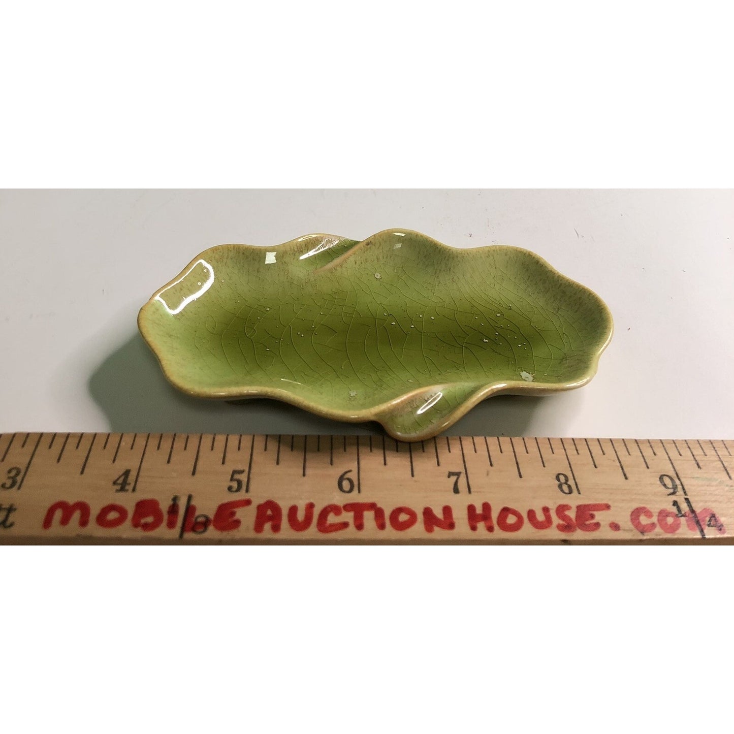 Rare Vintage Pinewood Pottery ASHTRAY TRINKET TRAY By EDITH HARWELL Fairhope AL