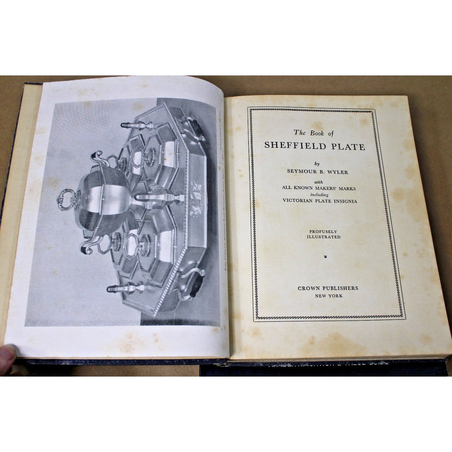 Lot of 2 Antique Silver Vintage Identification Guides/ Books Sheffield, Hagan