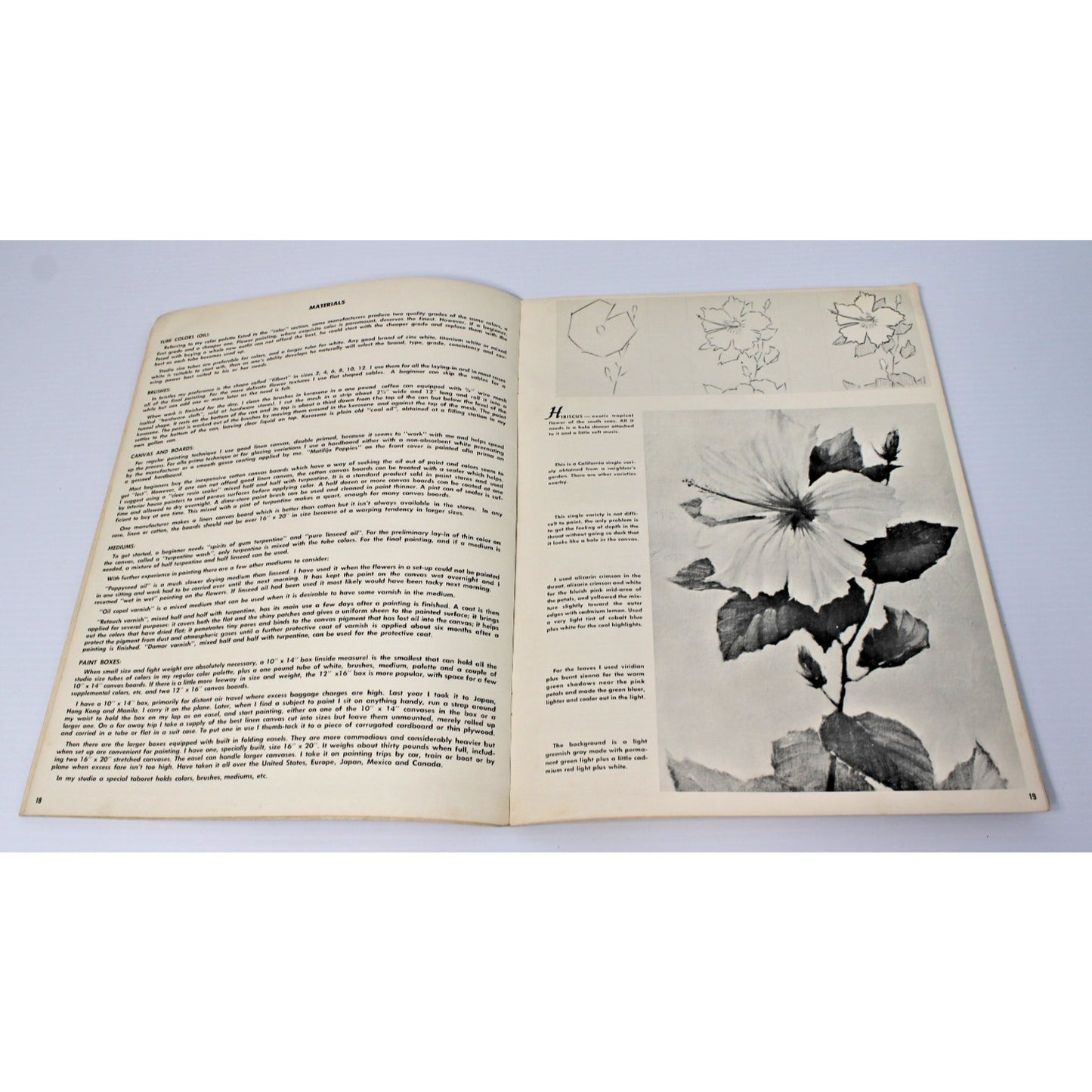 How Claude Parsons Paints Flowers- Walter Foster #75 Vintage Art Instruction