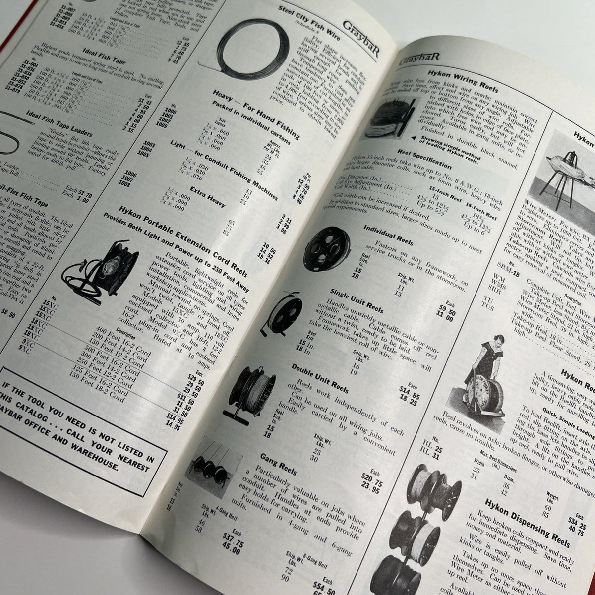 Vintage Graybar Catalog #5154B 1955 Electrician’s Tools 80 Pages Illustrated