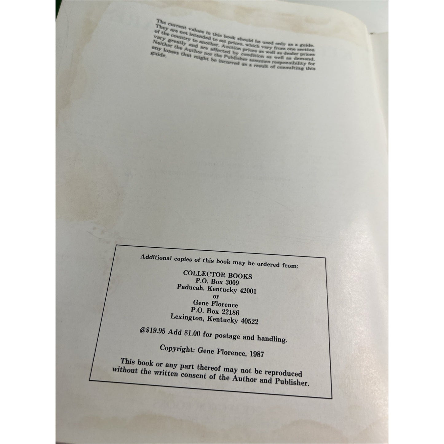 Kitchen Glassware of the Depression Years by Gene Florence 3rd Edition 1987