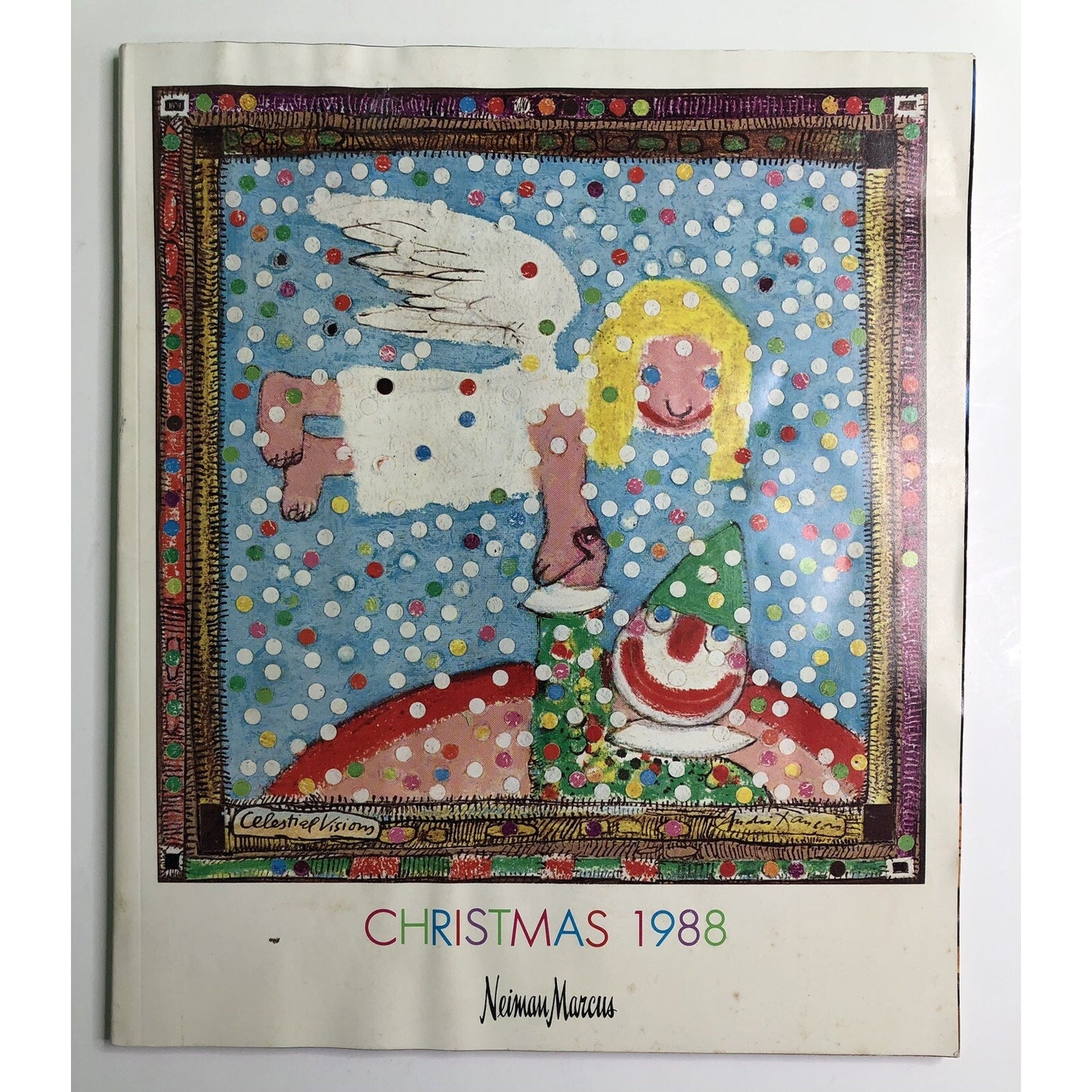 1988 Neiman Marcus Christmas Book Catalog Vintage Cover Art By Andre Francois B