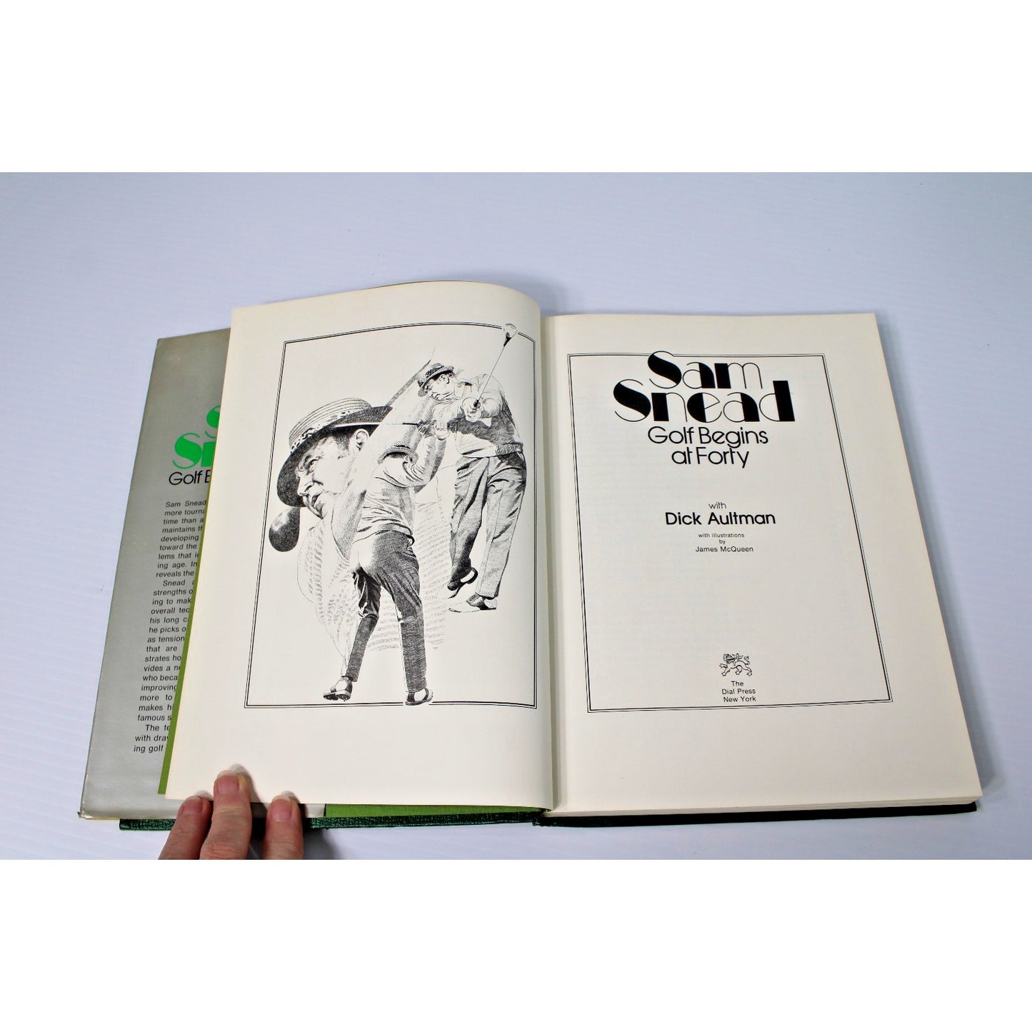 1978 Sam Snead- Golf Begins At Forty Instructional Book First Edition HC/ DJ VG+