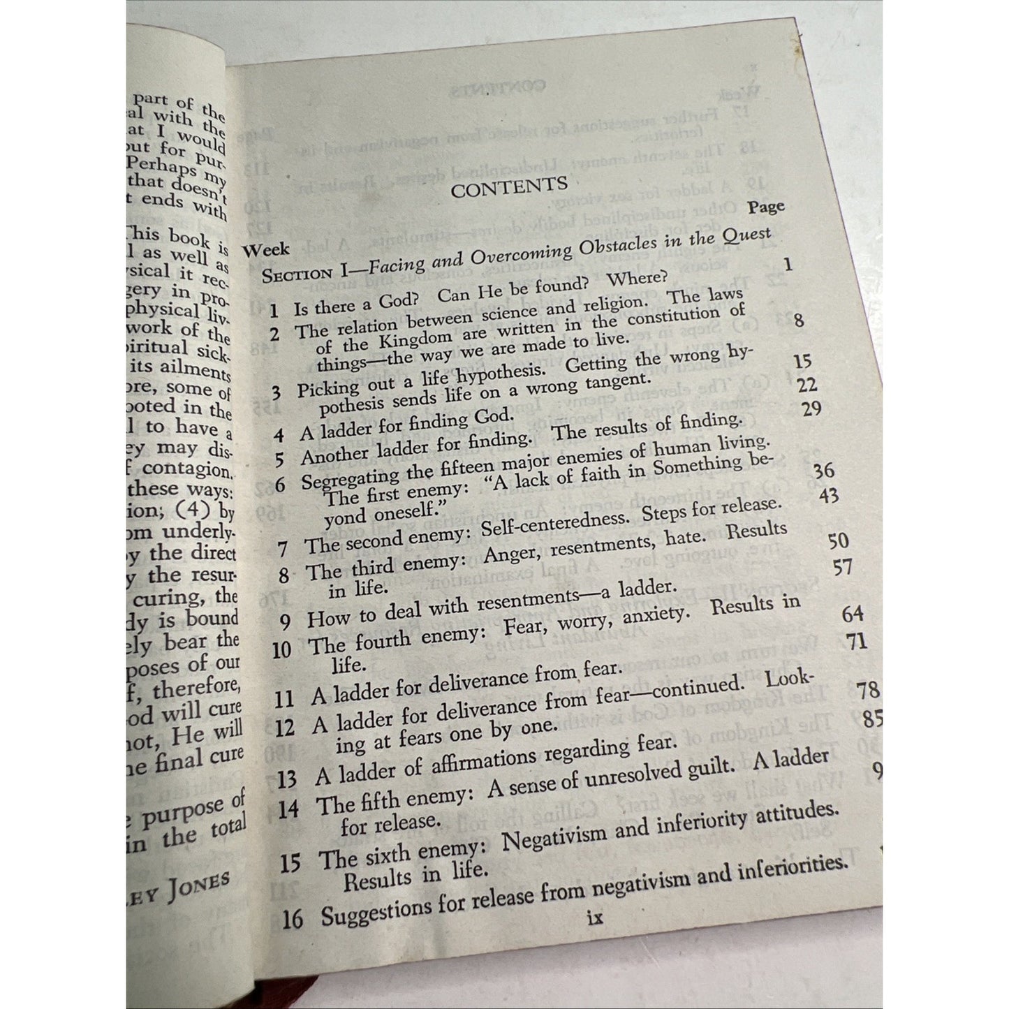 Abundant Living by E. Stanley Jones 1935 Vintage Christian Daily Devotional