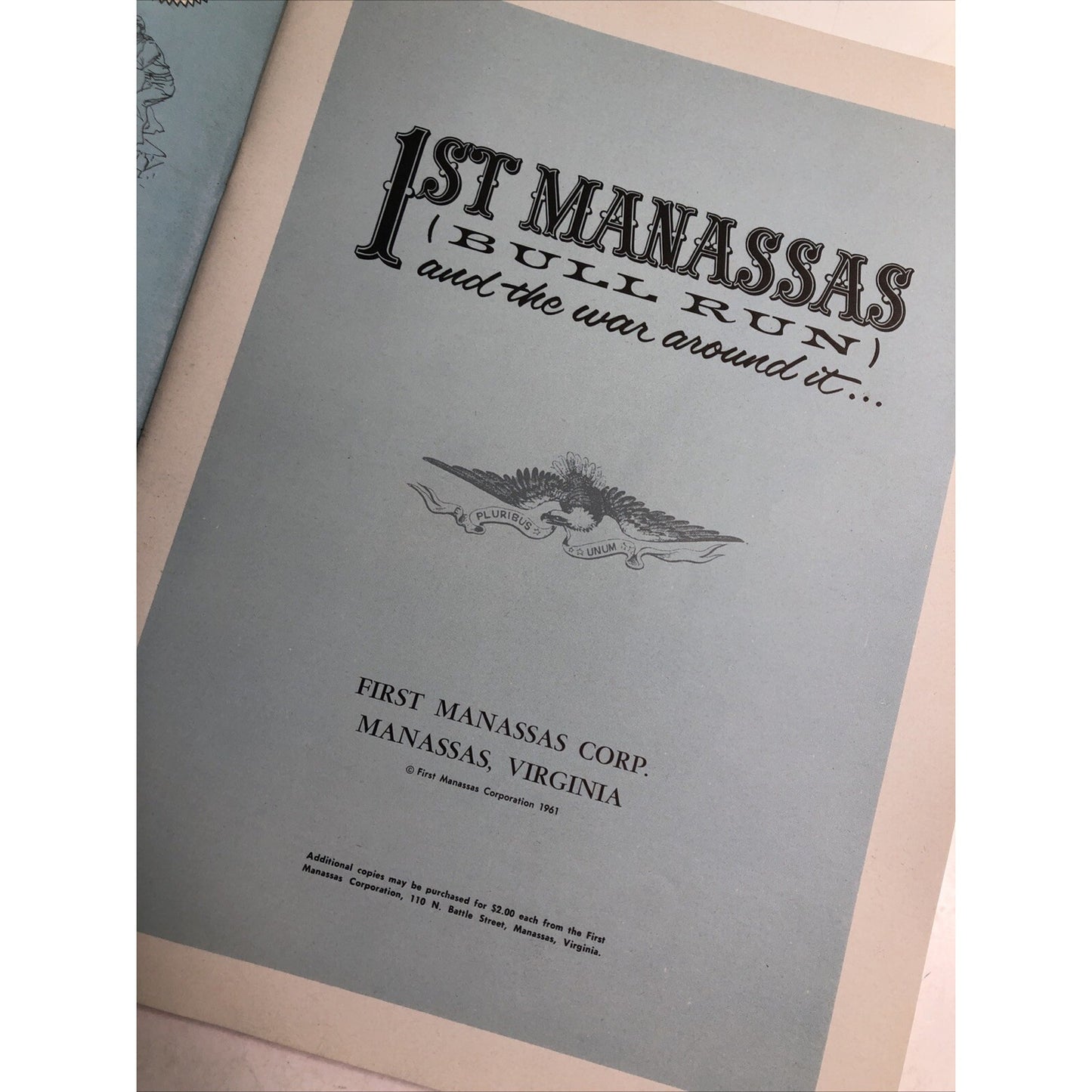 1st Manassas Bull Run And The War Around It... Illustrated History 1961