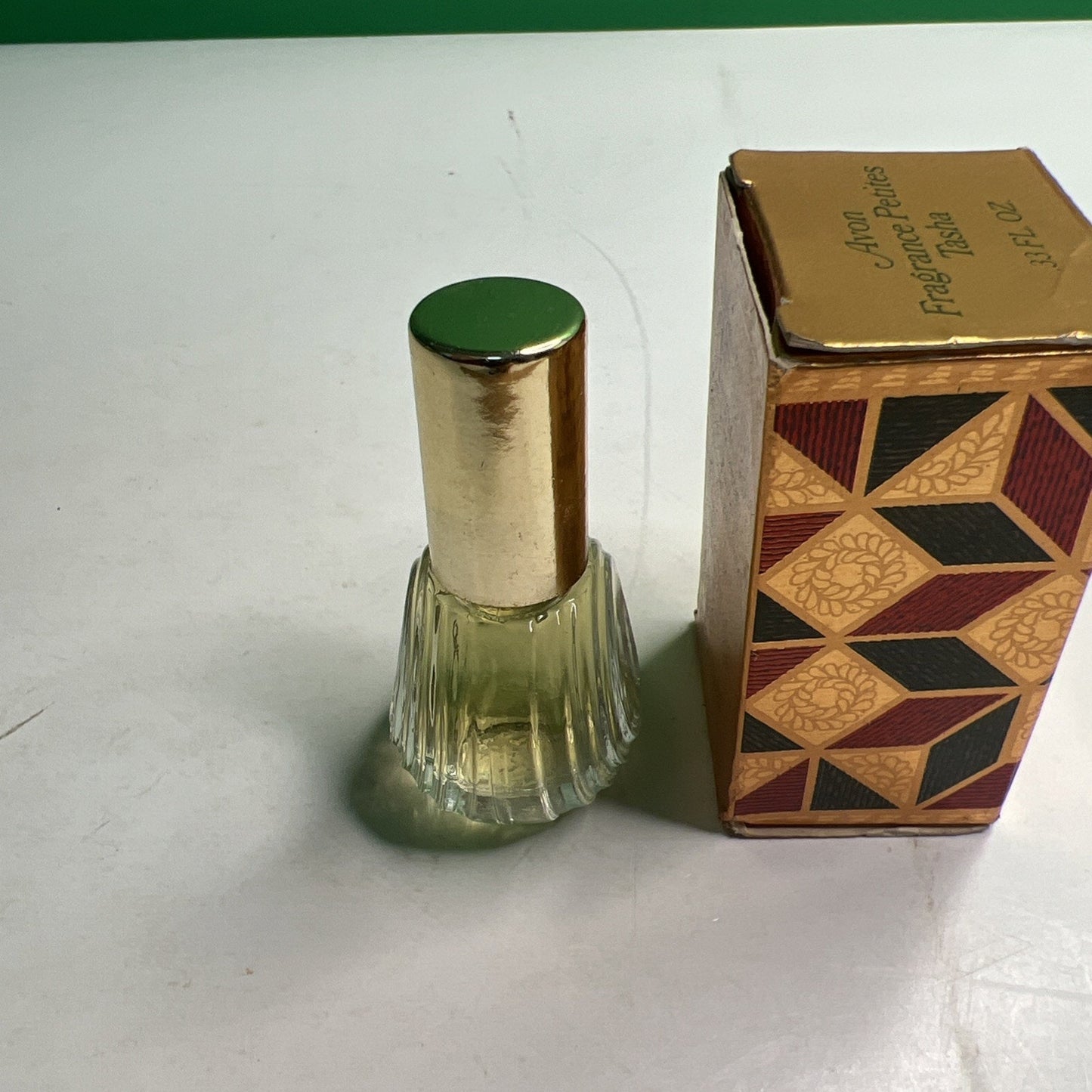 Avon Fragrance Petites Tasha .33 FL OZ Fluid Mini Perfume Bottle with Box