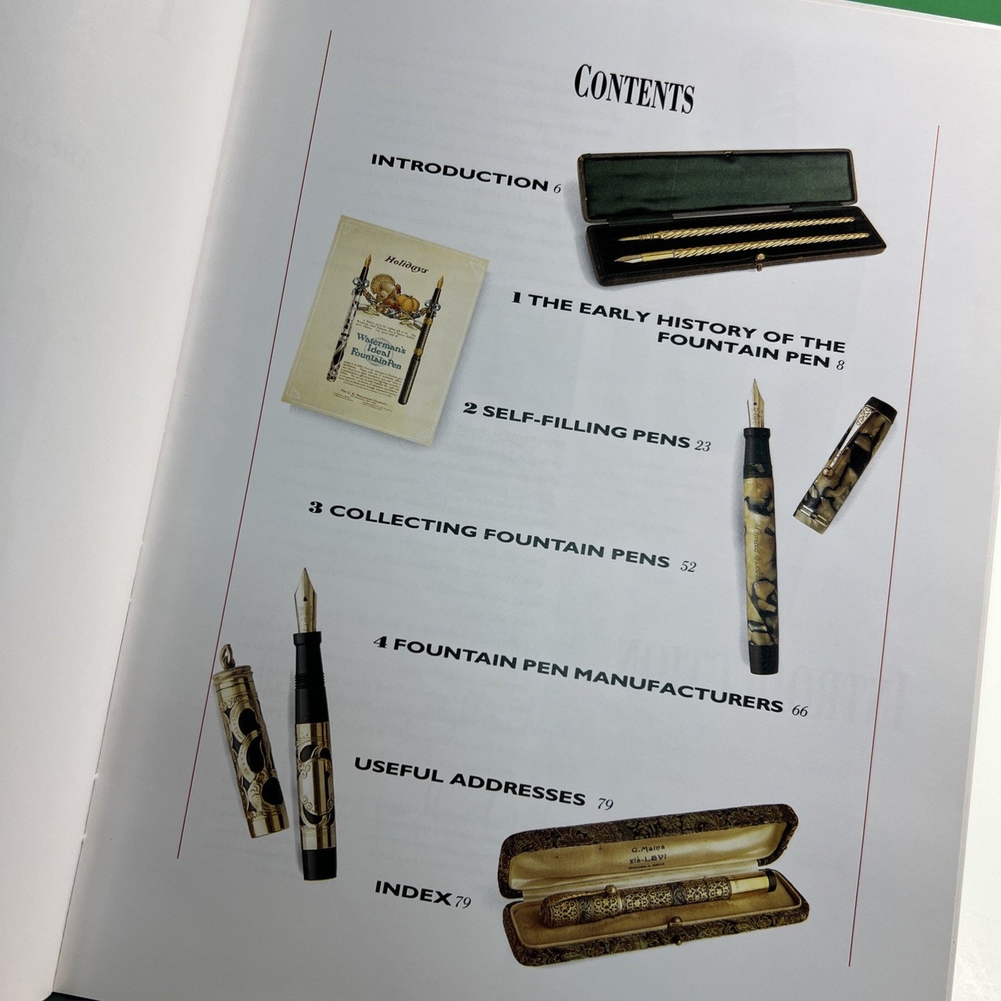 FOUNTAIN PENS COLLECTOR'S GUIDE BY JONATHAN STEINBERG 1994 HC DJ ILLUSTRATED
