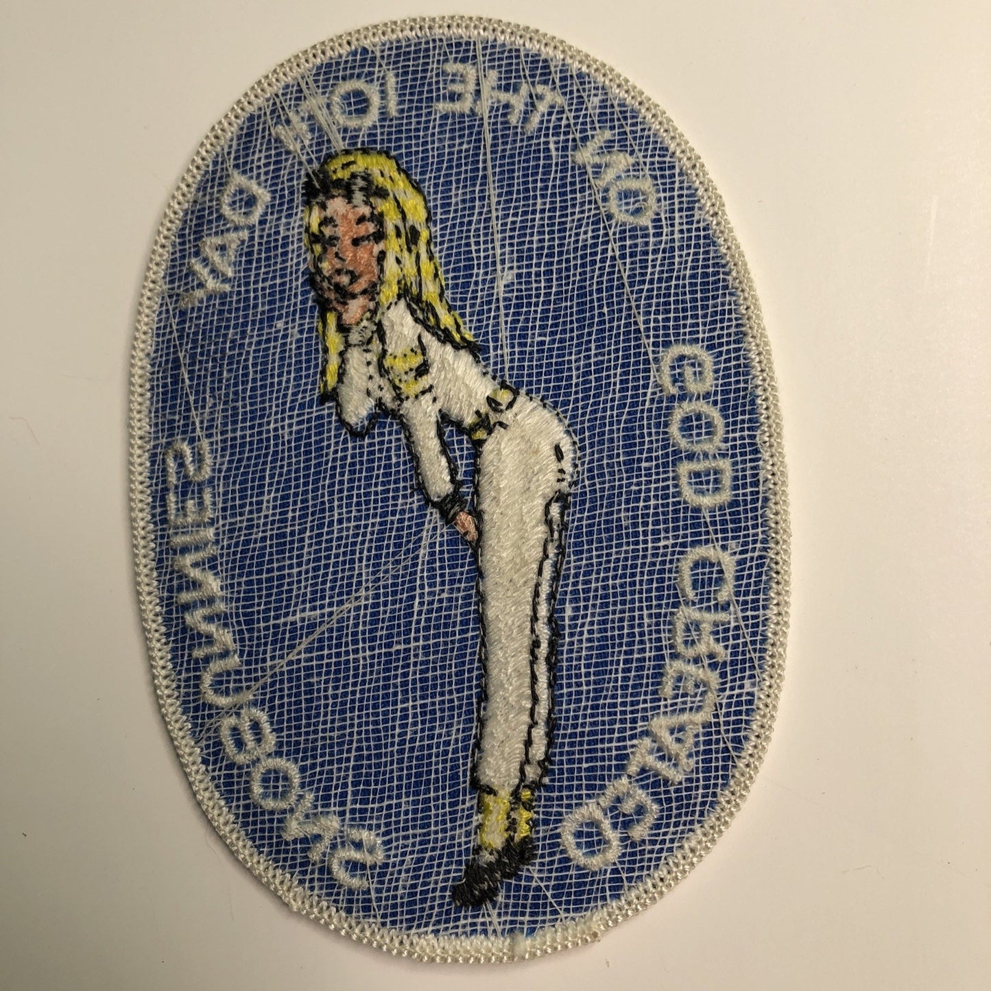 Vintage SNOBUNNIES Embroidered Patch 4.5 Inches Retro Cute NOS