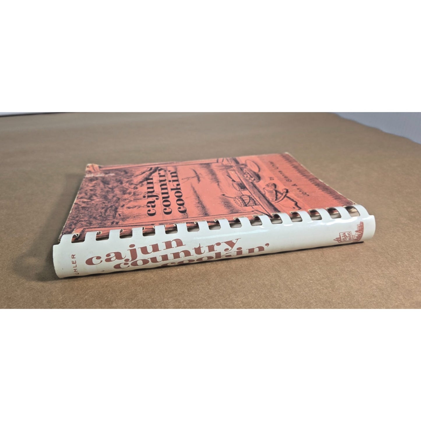 Vintage Louisiana Cajun Country Cookin' John & Glenna Uhler, 1971 Baton Rouge LA