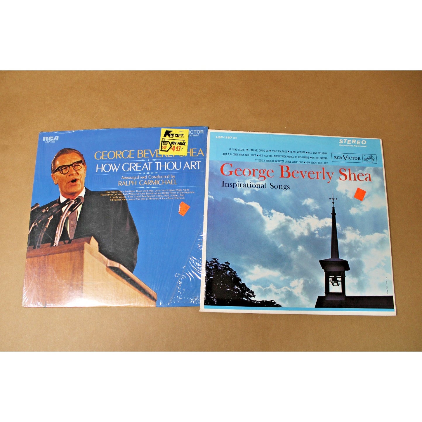 2 Albums George Beverly Shea, Religious Inspirational Music Christian Devotional