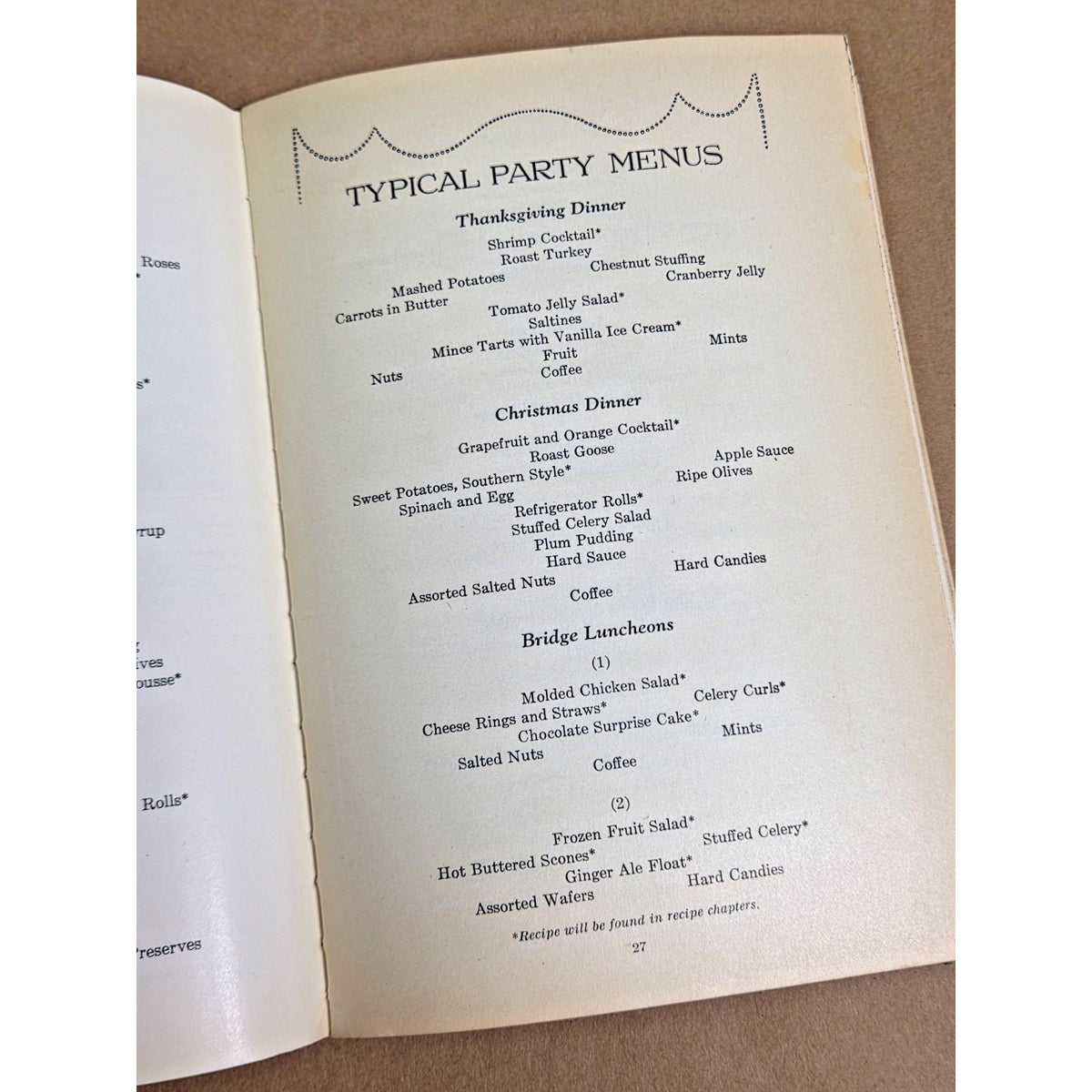 Vintage 1931 General Electric "Silent Hostess" Treasure Book Cookbook & Manual