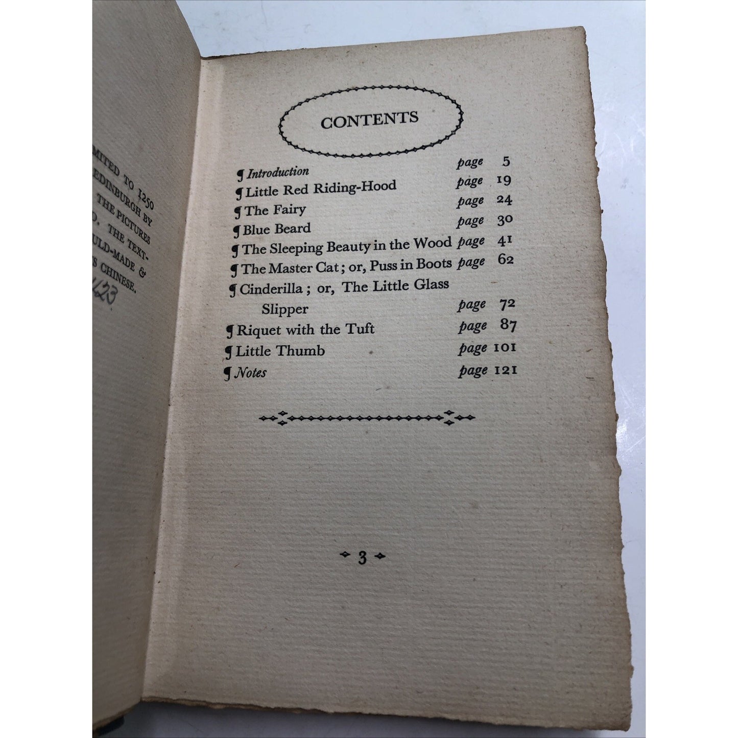 1925 M. Perrault & G. M. Gent Mother Goose w/ Morals Nonesuch Press #423/1250 LE