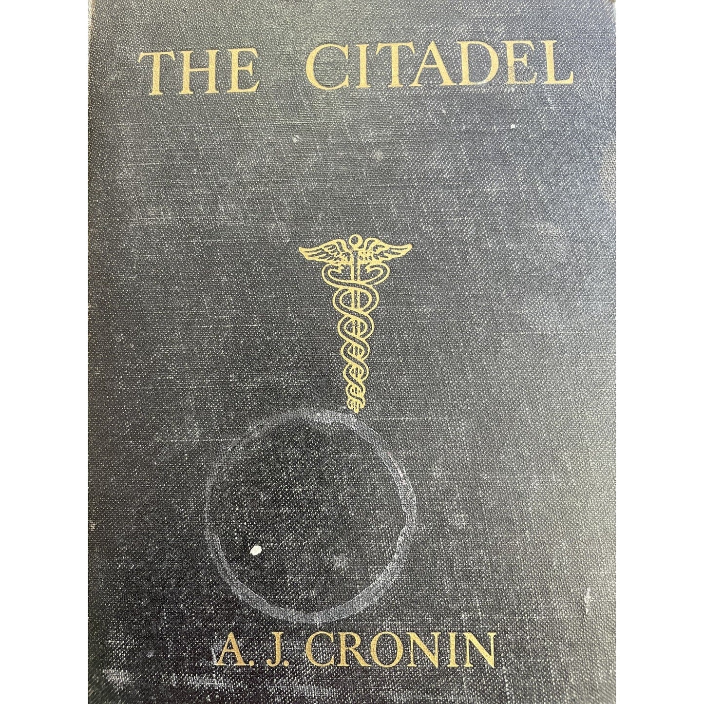 The Citadel 1937 by A.J. Cronin New York USA Vintage Hardcover Book Used