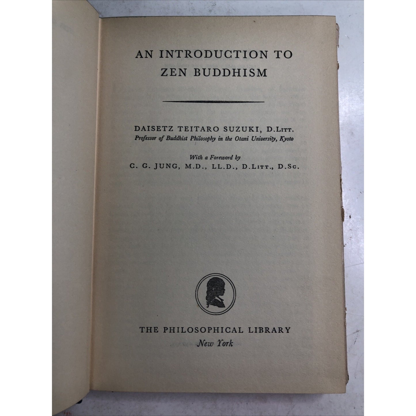 1949 HC DJ Introduction To Zen Buddhism by Daisetz Teitaro Suzuki Intro by Jung