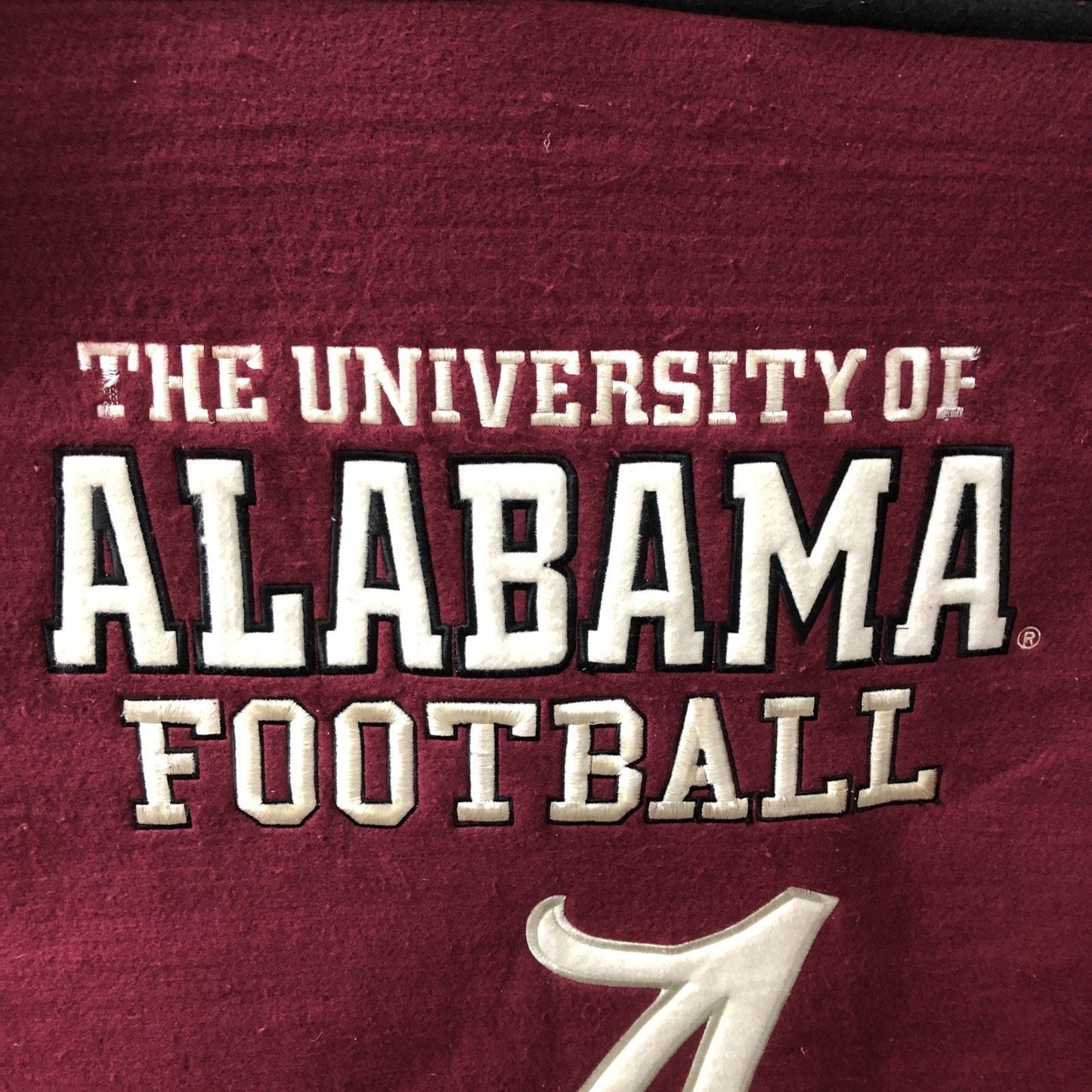 VINTAGE University Of Alabama Football National Champions Wool Banner 38”x23”