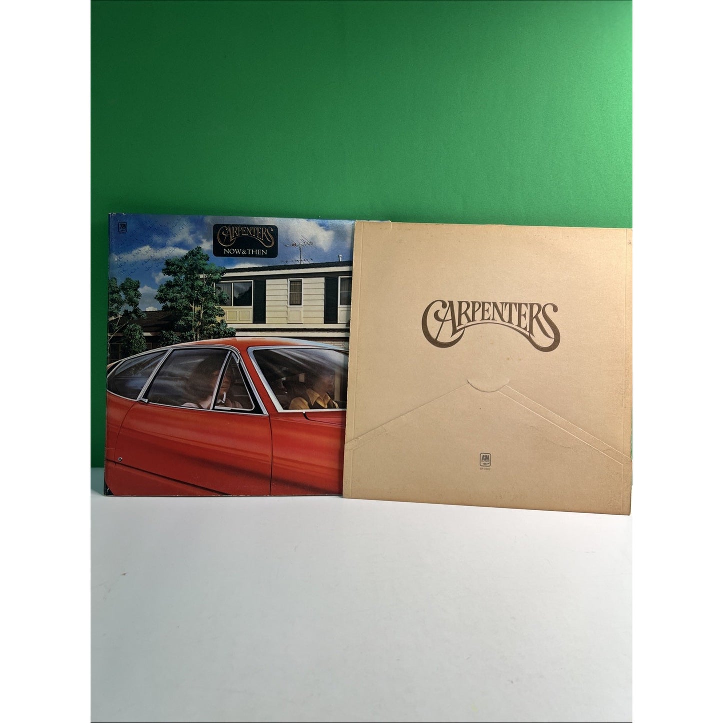 Lot Of 2 CARPENTERS LP Vinyl Records Albums Now & Then & Self Titled A&M Records