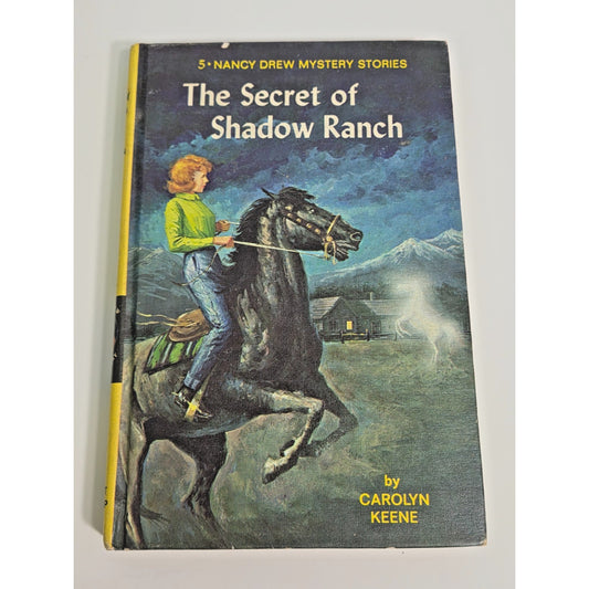 Vintage Nancy Drew The Secret of Shadow Ranch Volume 5 Grosset and Dunlap