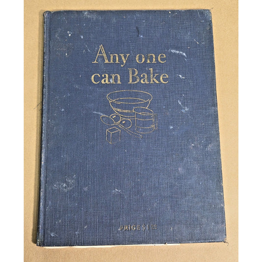 1929 Any One Can Bake Cookbook - Royal Baking Powder Co. - Vintage Art Deco