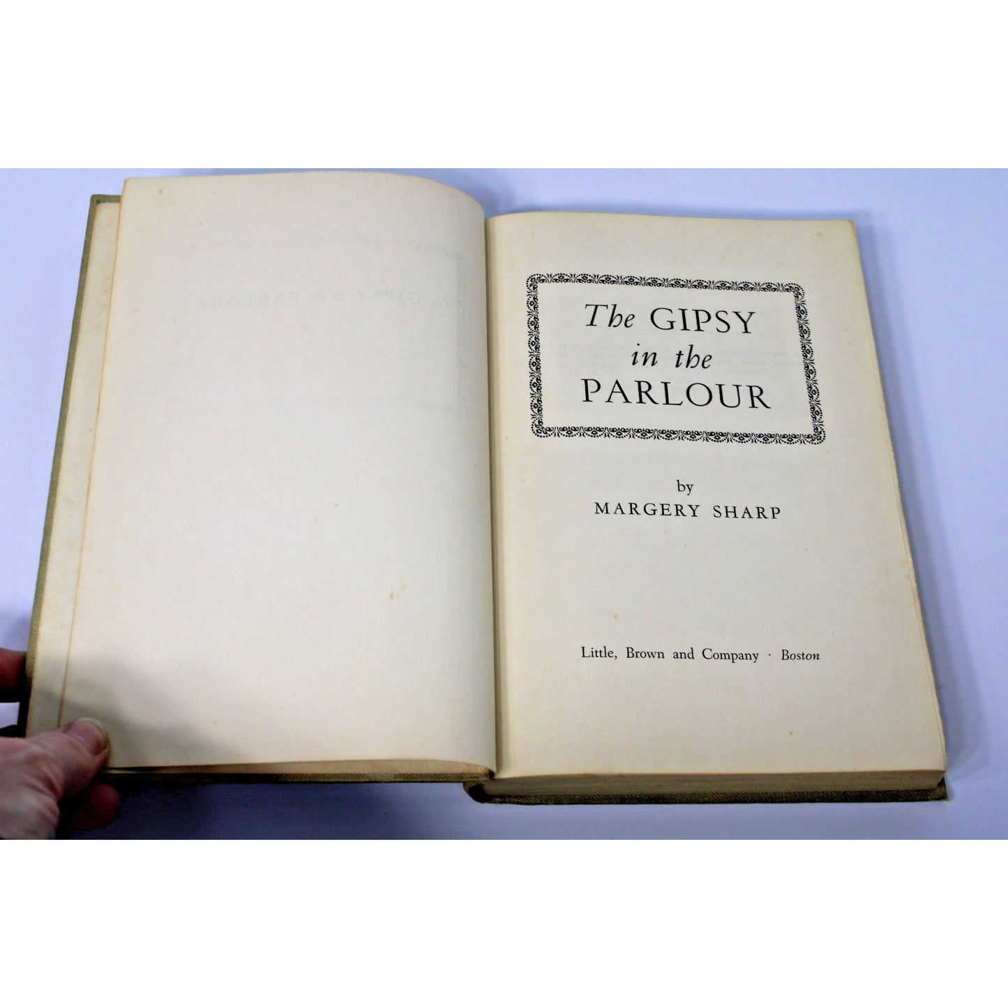 The Gipsy In The Parlour- Margery Sharp, Vintage 1953 Hardcover Novel