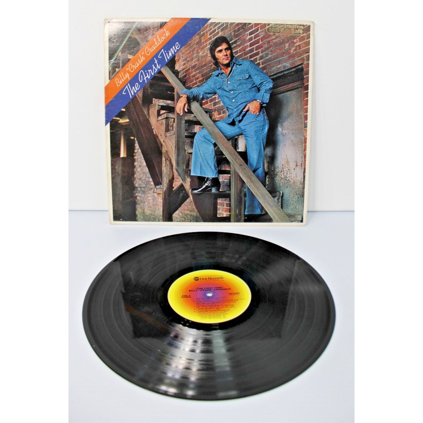 Billy "Crash" Craddock- The First Time, 1977 ABC DEMO DO-2097 Country Rockabilly