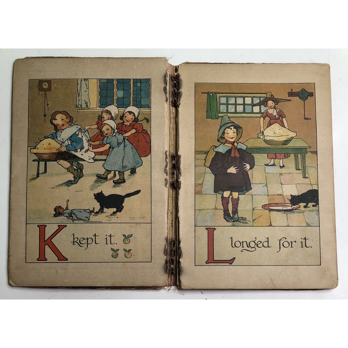 Antique WEE FOLKS’ ALPHABET by Bessie Hitch RARE As Is HTF