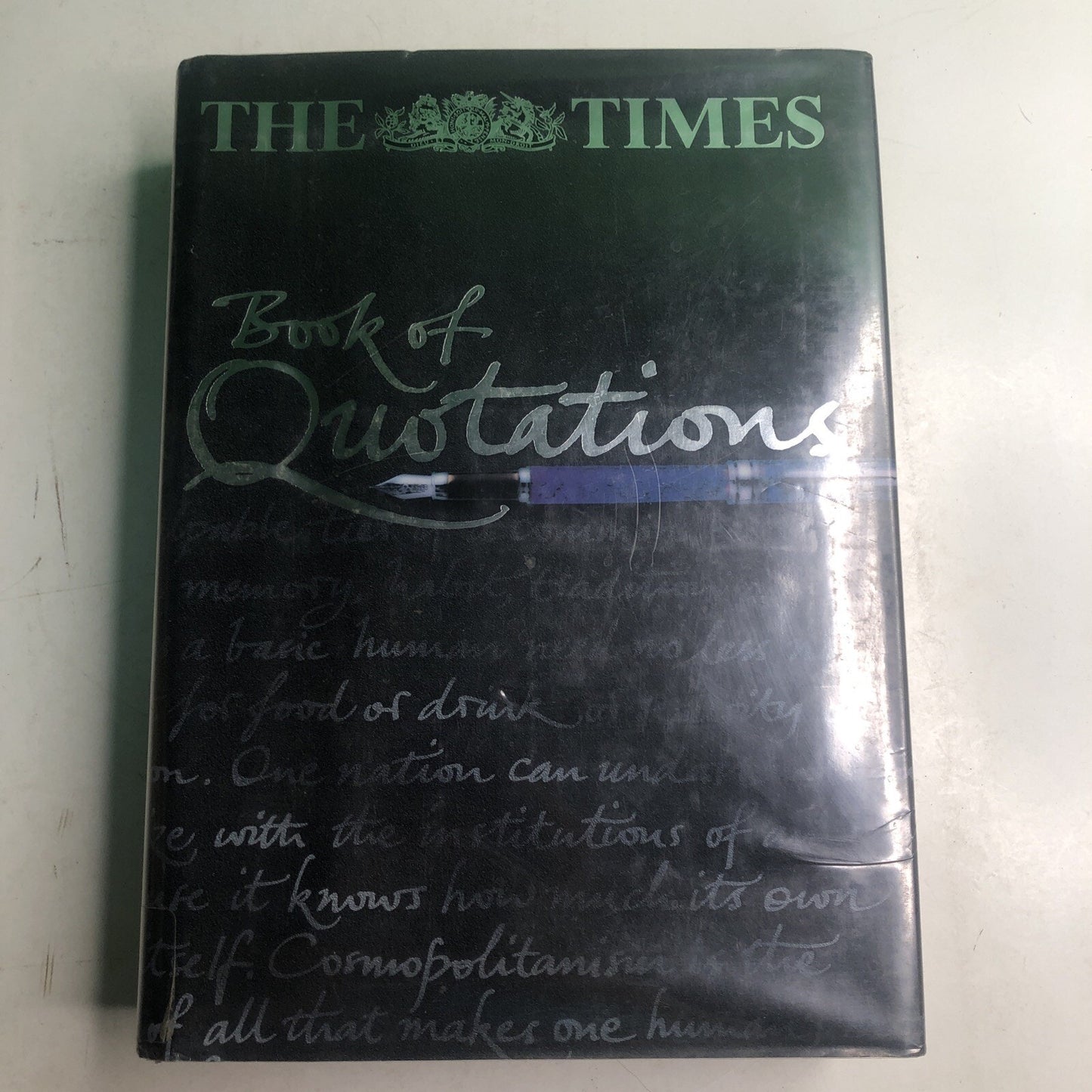 The Times BOOK OF QUOTATIONS 2000 HC DJ Ex Library
