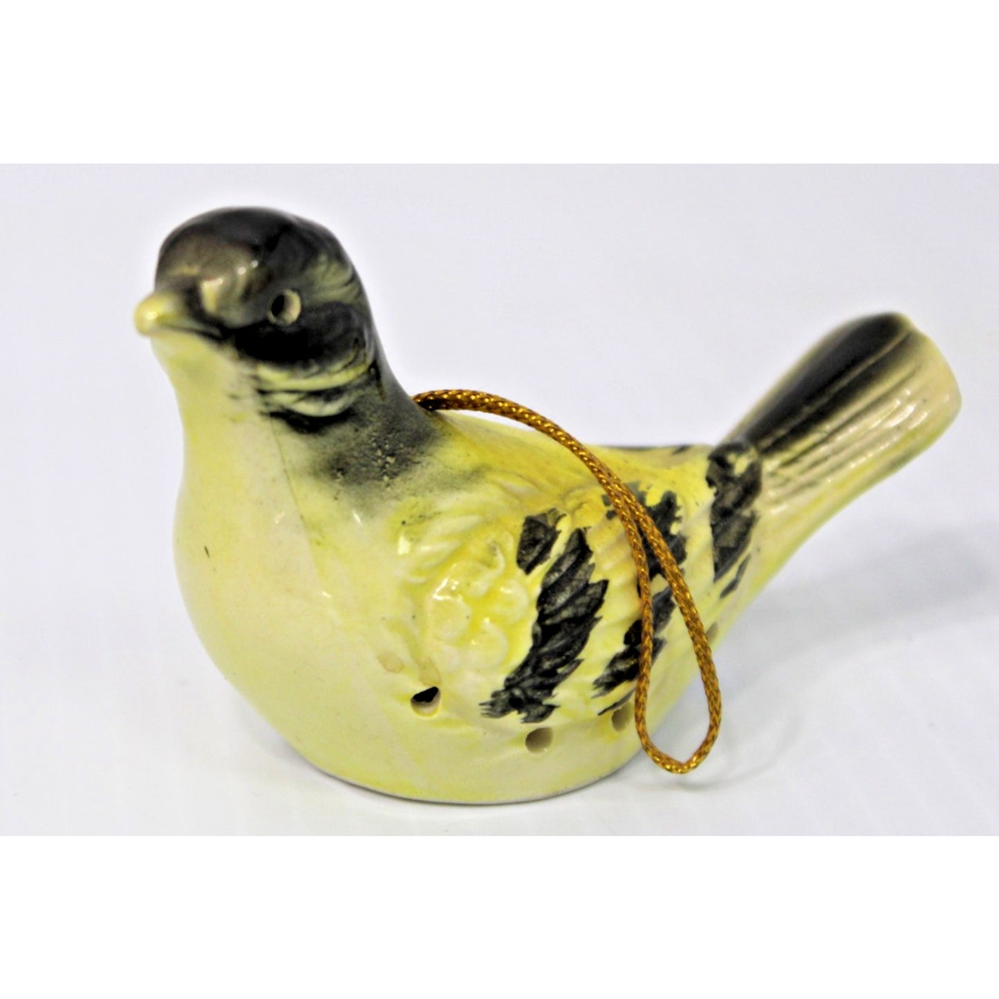 Vintage I.W. Rice & Co. Goldfinch Hanging Ornament/ Sachet- Irice Import- Japan