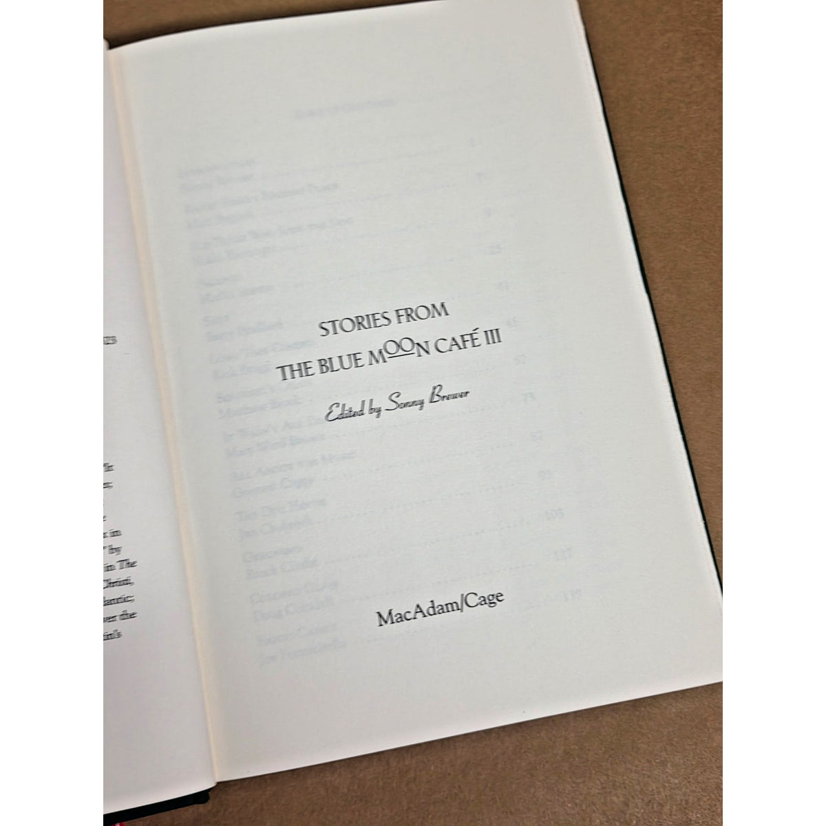 Stories from the Blue Moon Cafe II & III First Edition Hardcovers Set