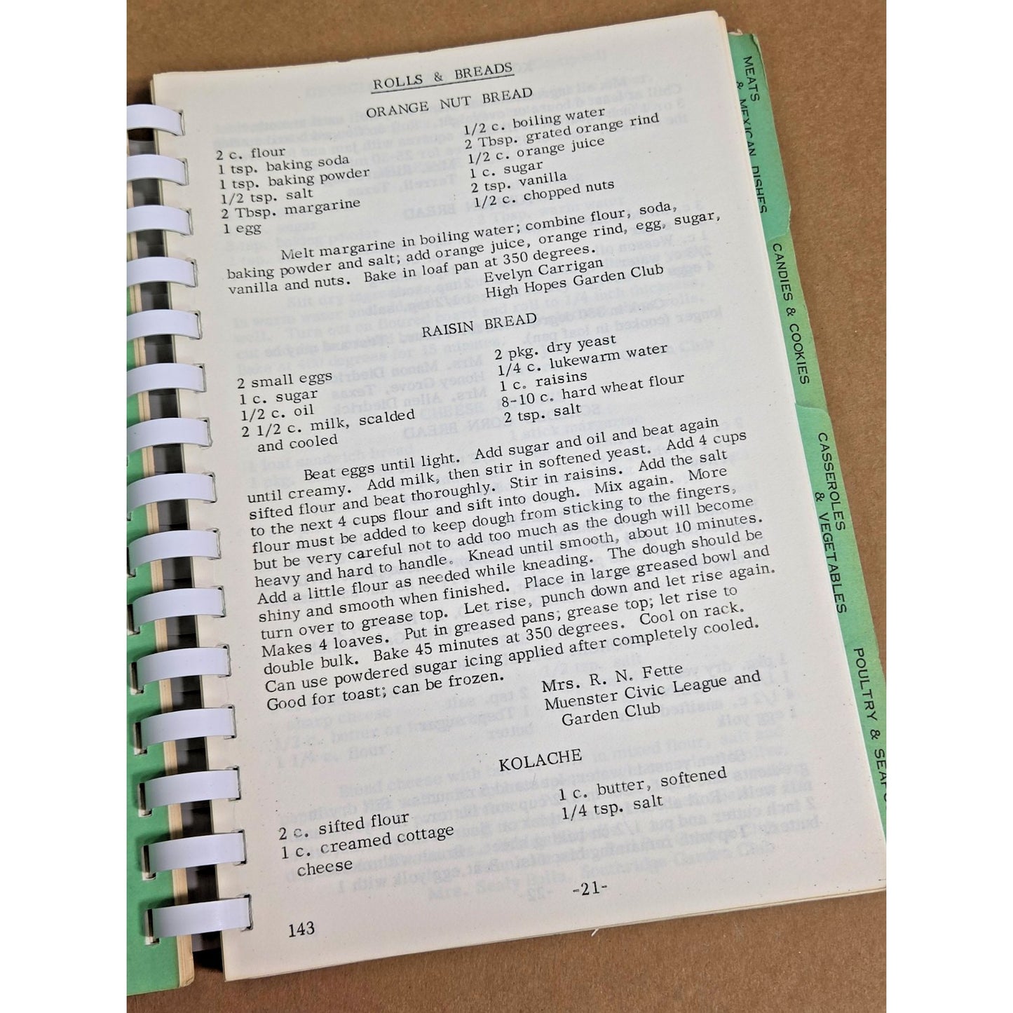 Vintage 1965 Texas Plain & Fancy Cooking Cookbook District II Garden Clubs