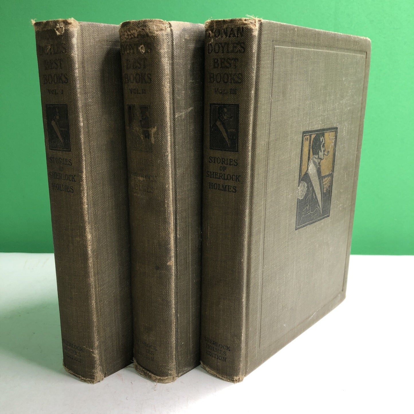 Conan Doyle's Best Books Detective Mystery Sherlock Holmes Vols. 1, 2 & 3