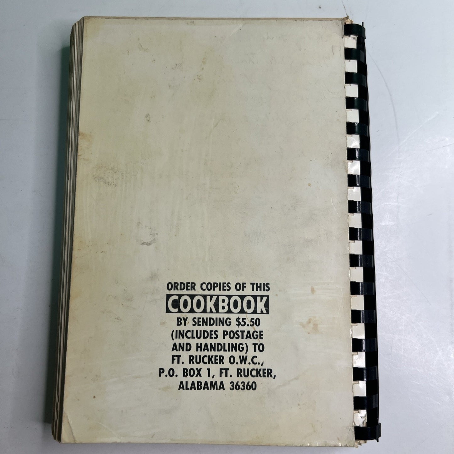 Officers' Wives Club Cookbook: A Collection of Recipes Ft. Rucker Alabama 1975